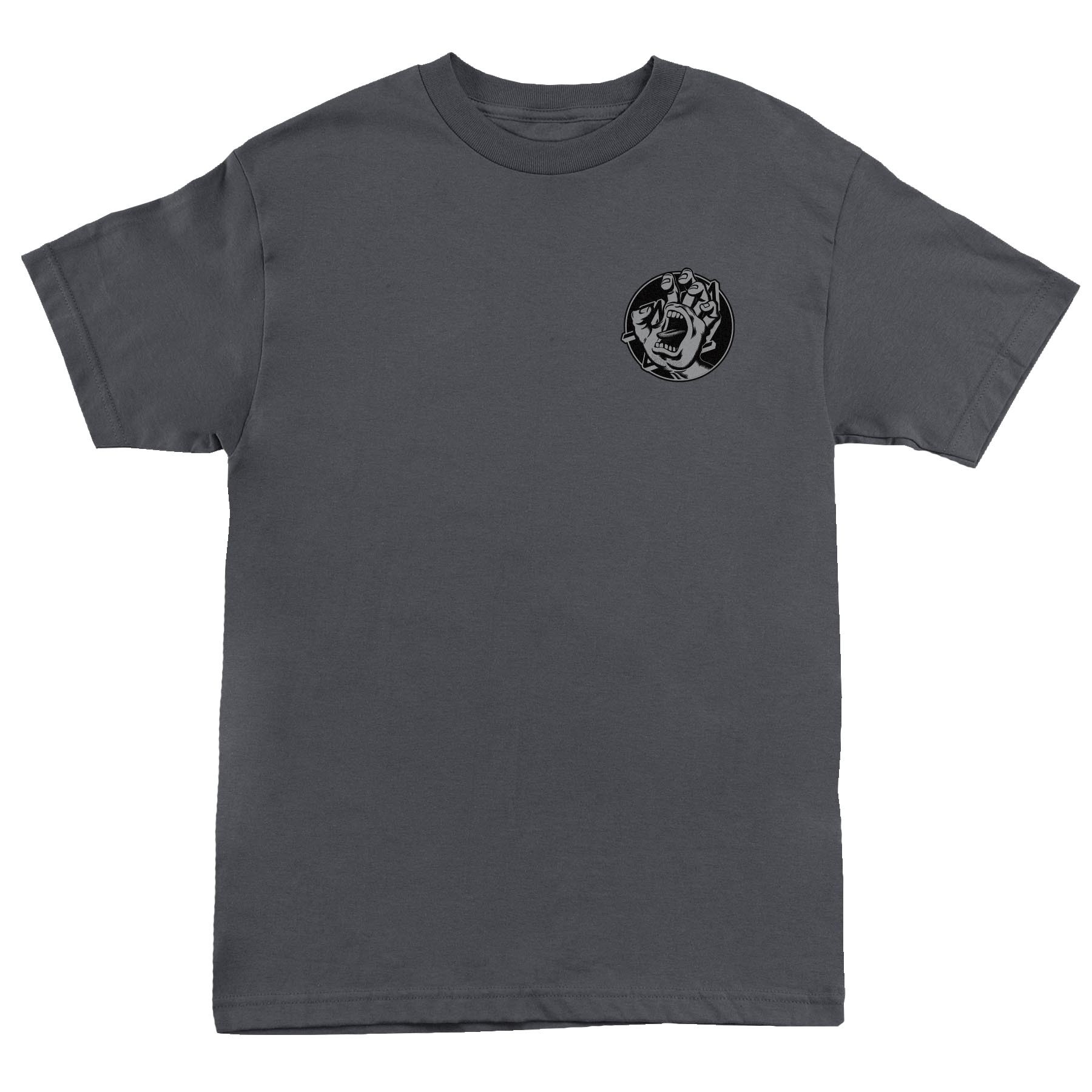 Santa Cruz Hand Dot Charcoal Tişört