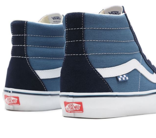 Vans Skate Sk8 Hi Nvy Wht Ayakkabı