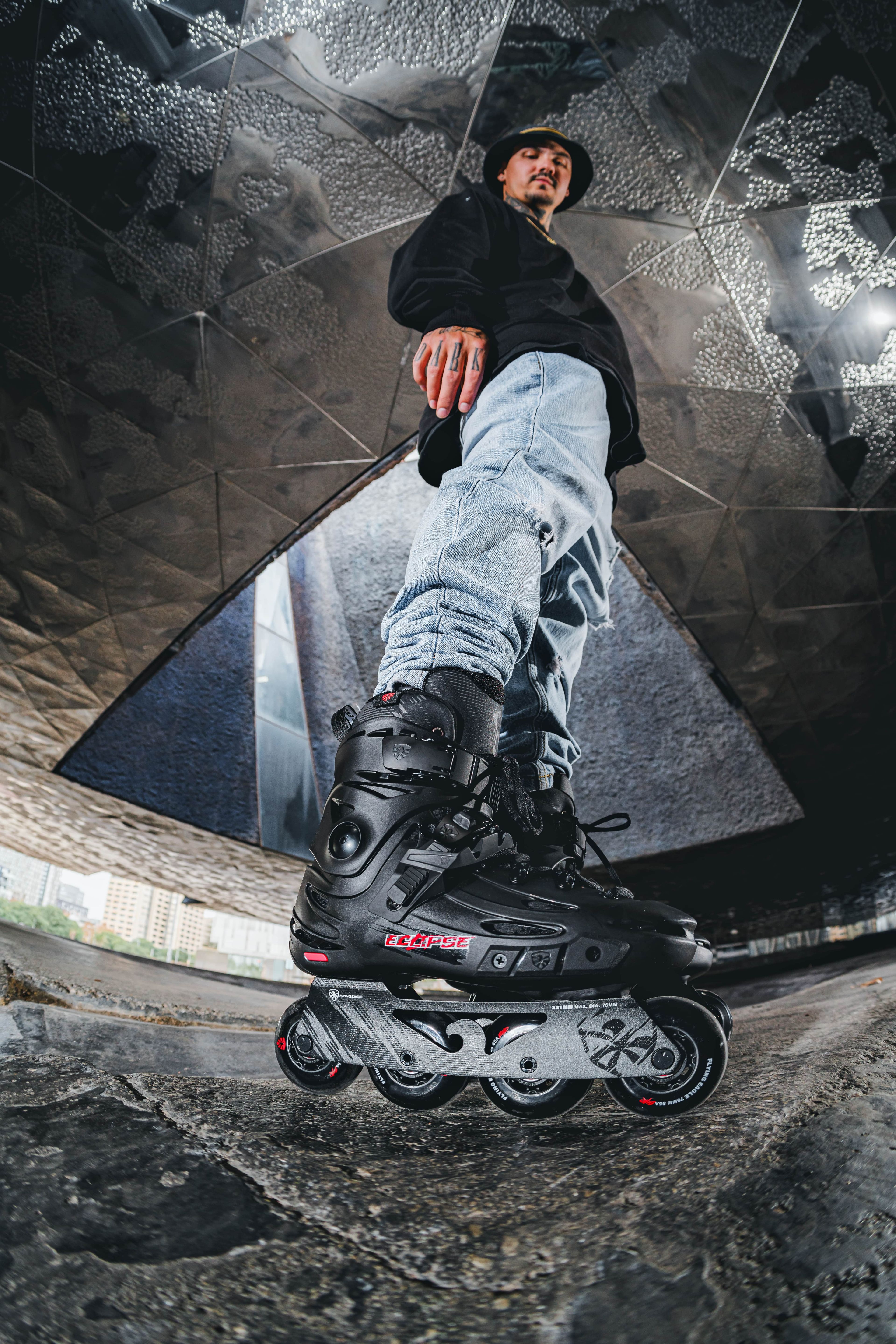 Flying Eagle F5S Plus Eclipse Black Urban Paten