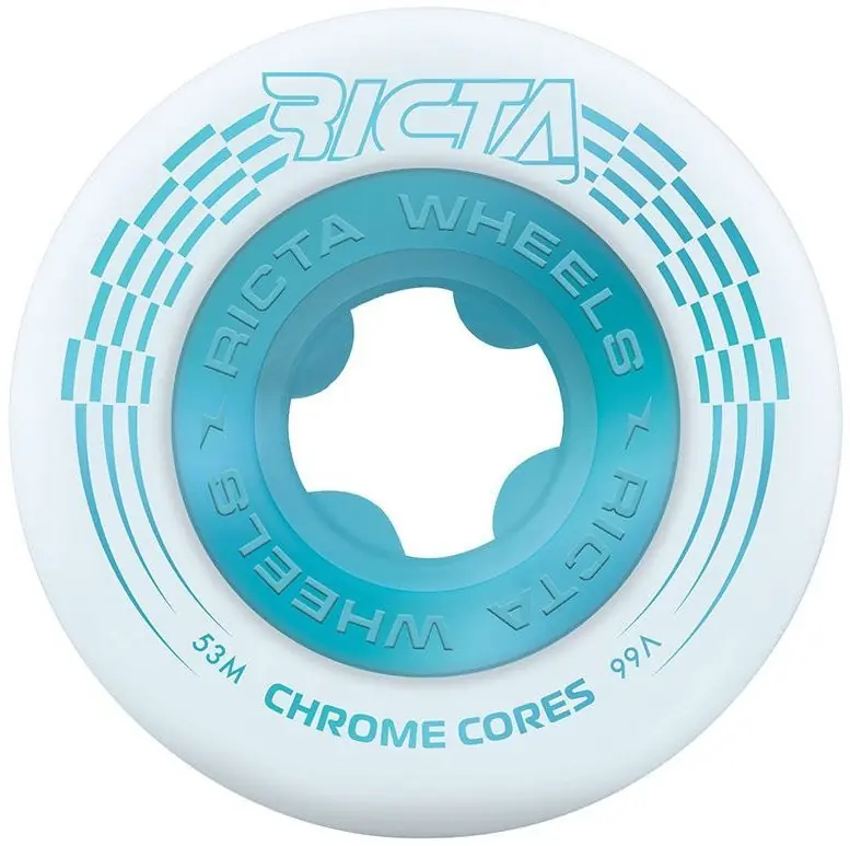 Roues De Skate Ricta 53mm 95a Super Crystals - Multicolores Transparentes