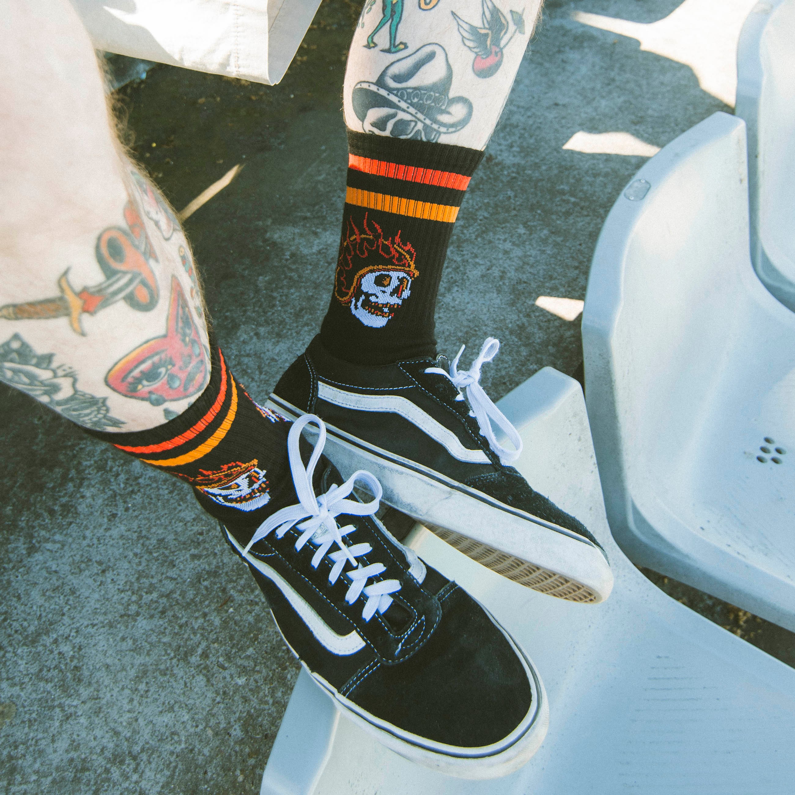 American Socks Piston Rebels Mid High Çorap