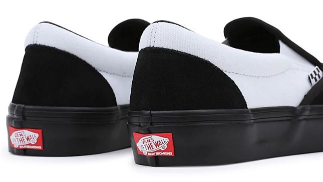 Vans Skate Slip On Blk Blk Wht Ayakkabı