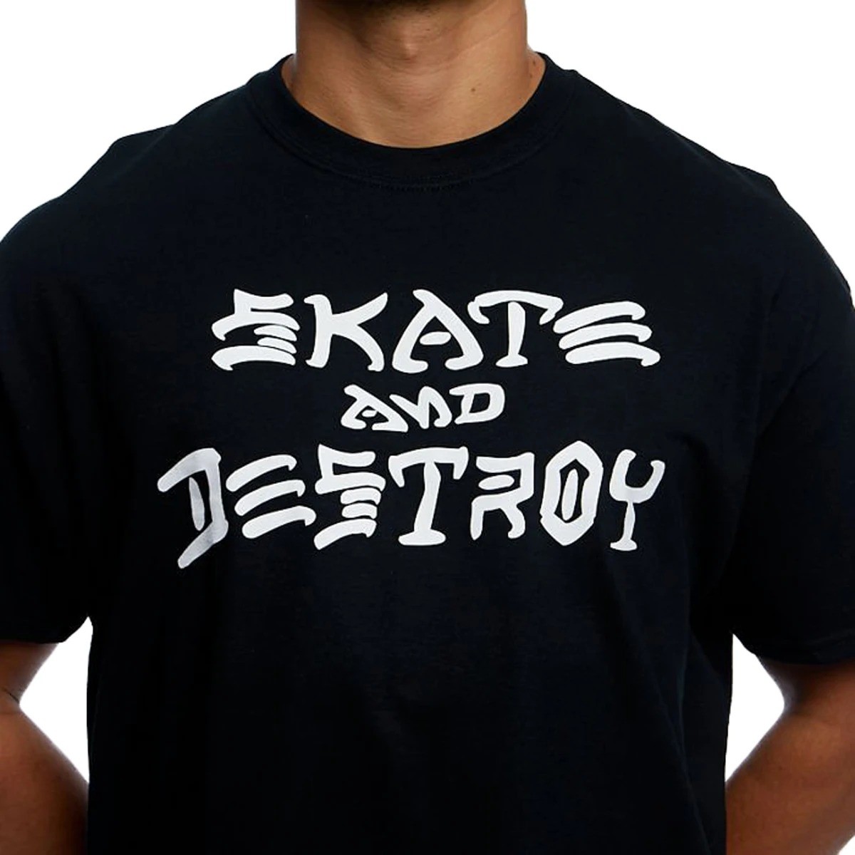 Thrasher Skate And Destroy Black Tişört