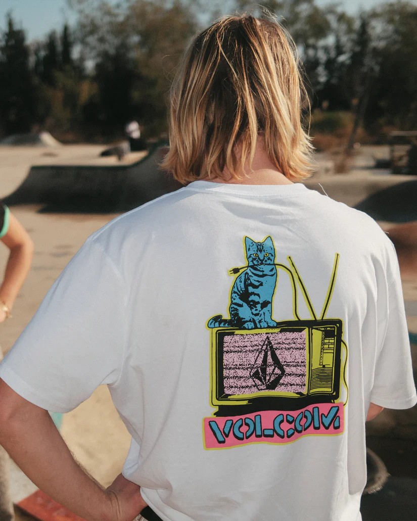 Volcom Catv Bsc Sst Wht Tişört