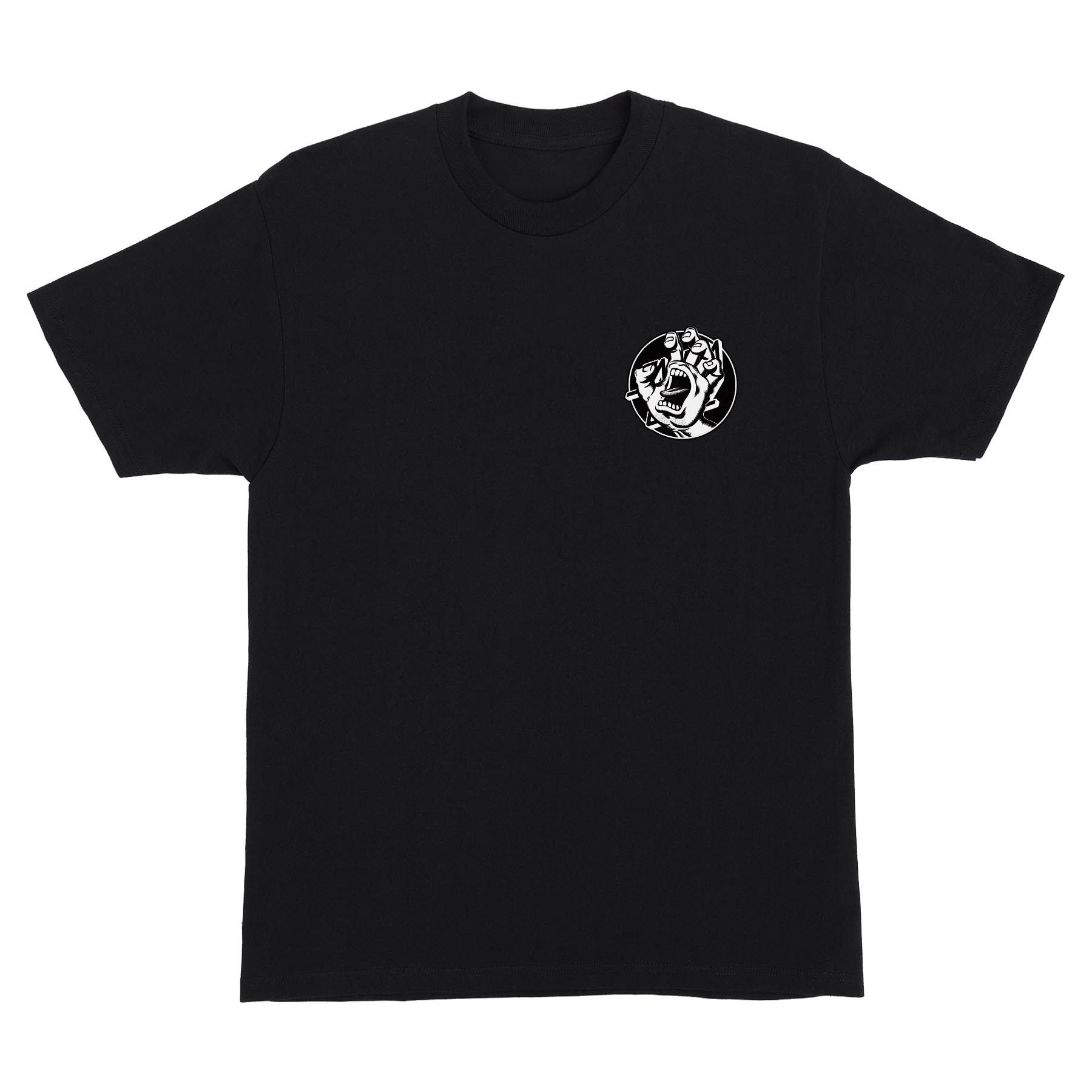 Santa Cruz Hand Dot Black Tişört