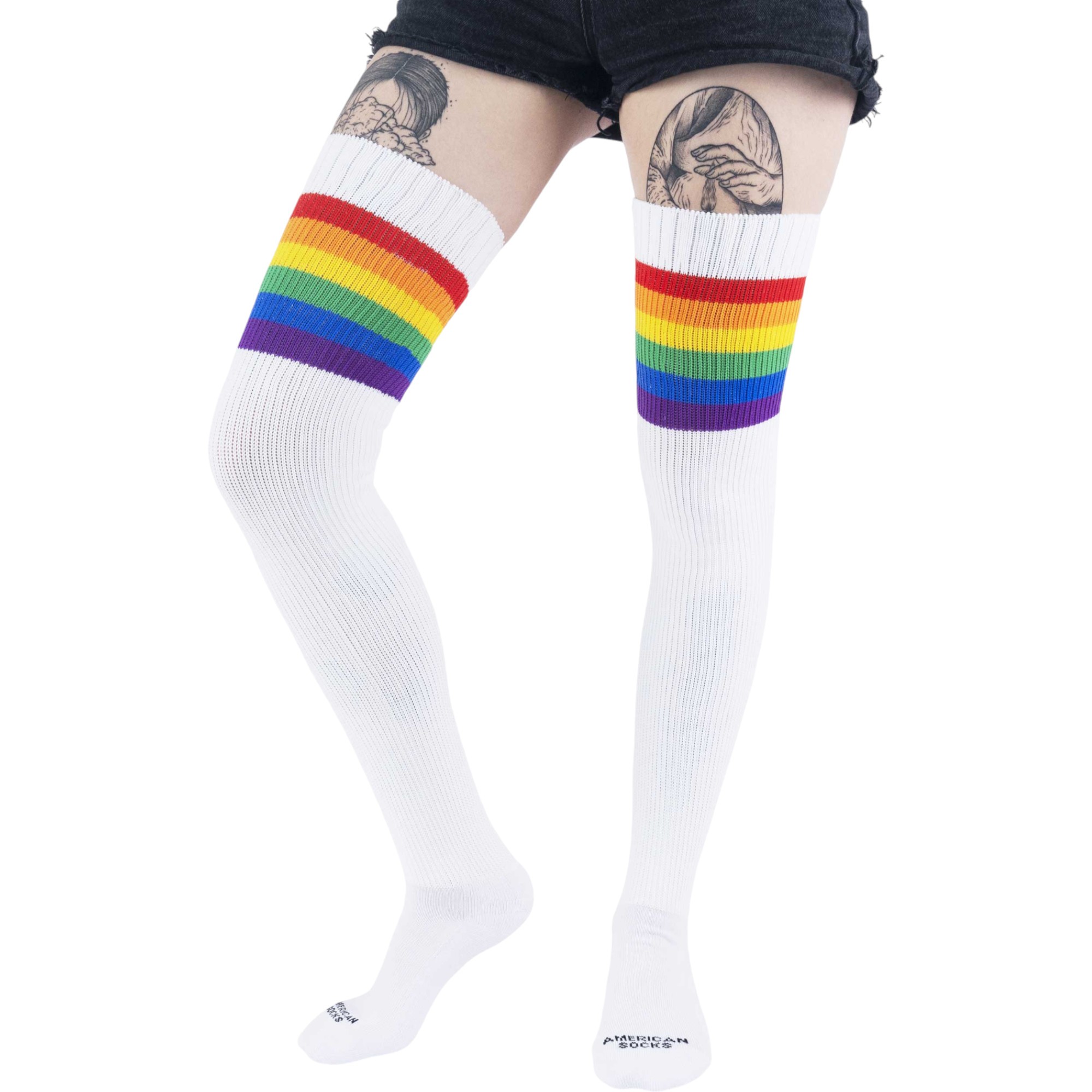 American Socks Rainbow P Ultra High Çorap