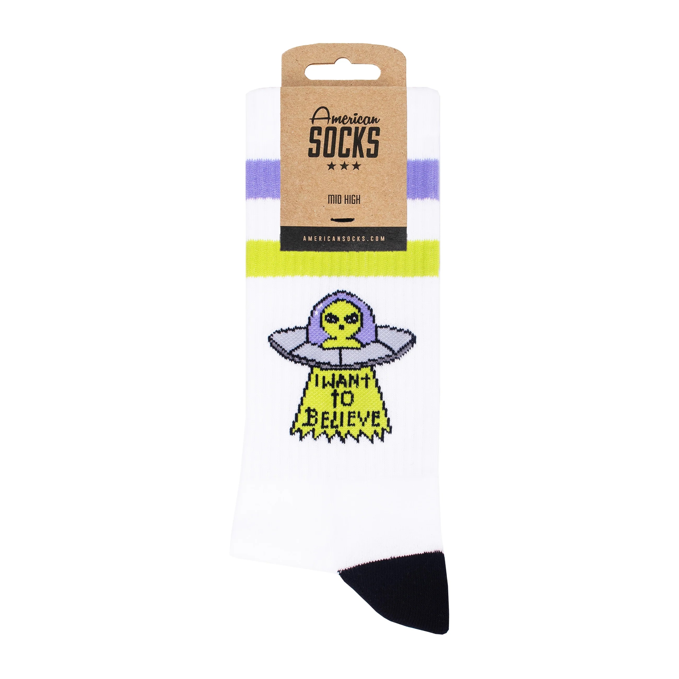 American Socks Believe Mid High Çorap