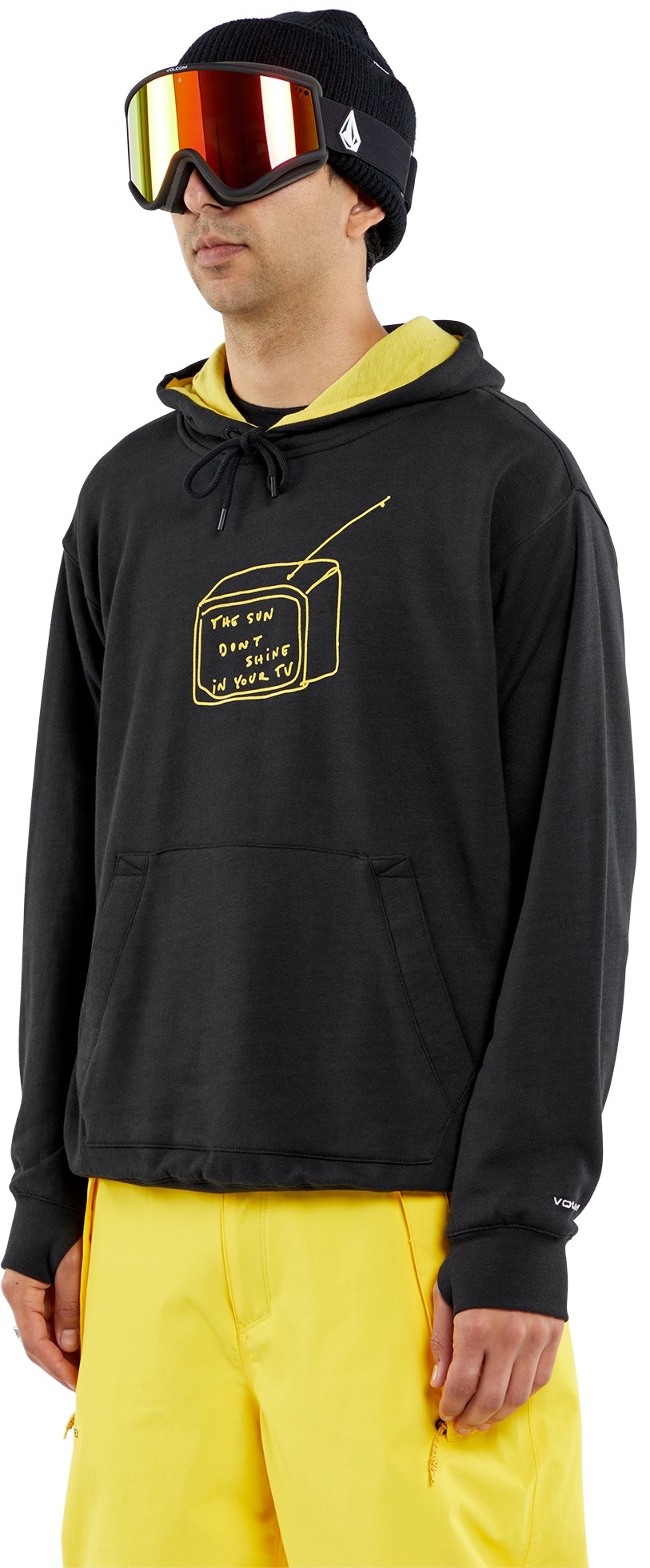 Volcom Di Blk Erkek Snowboard Sweatshirt