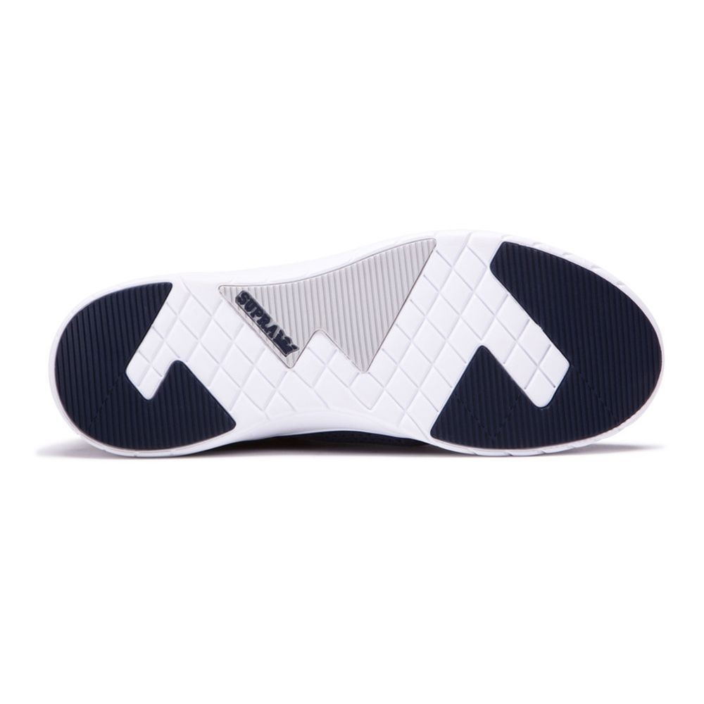 Supra Scissor Lt Grey Navy White Shoes