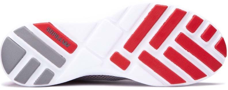 Supra Hammer Run Grey Red Shoes