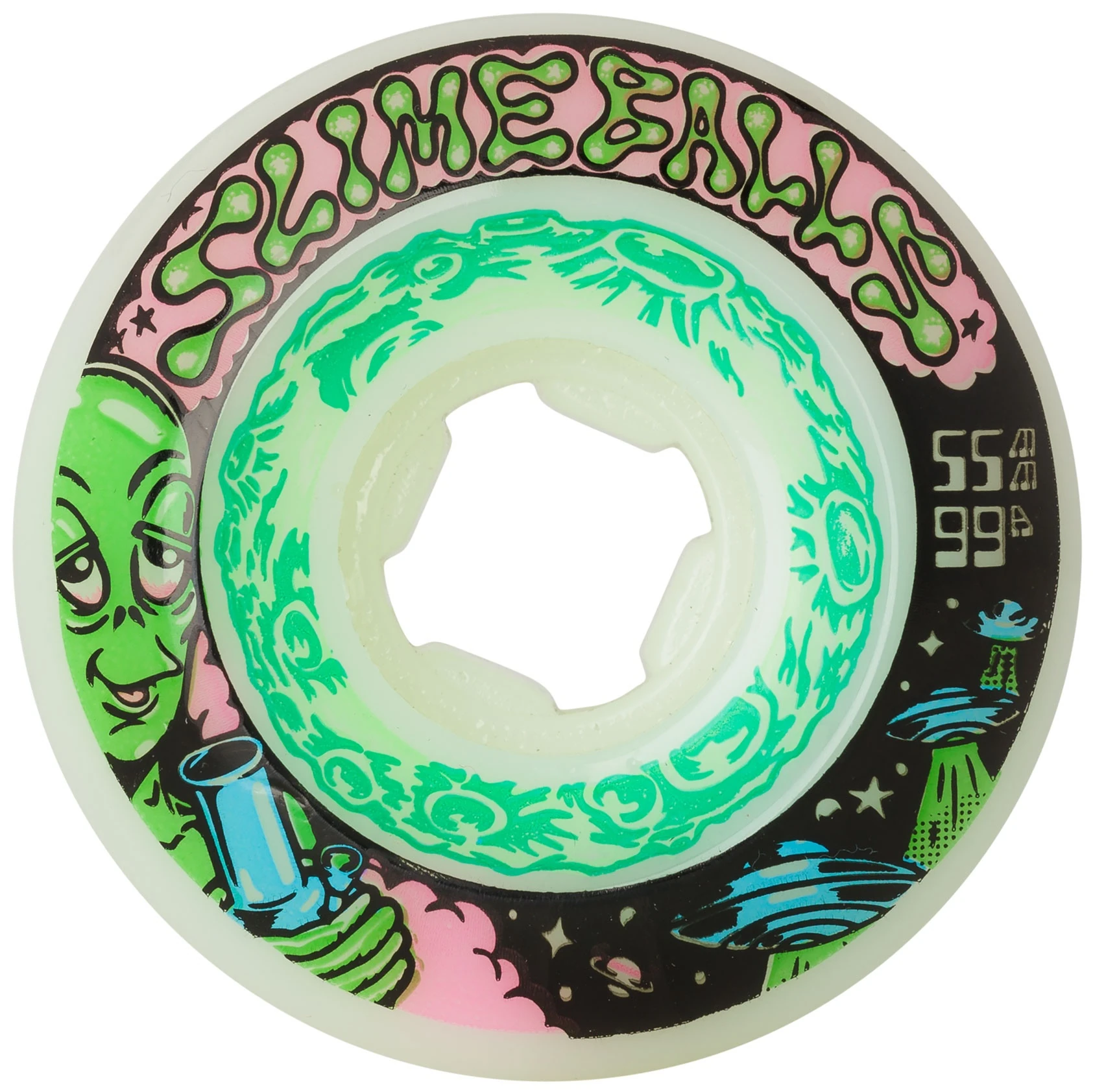 Slime Balls 55mm 99A S W Kaykay Tekerleği
