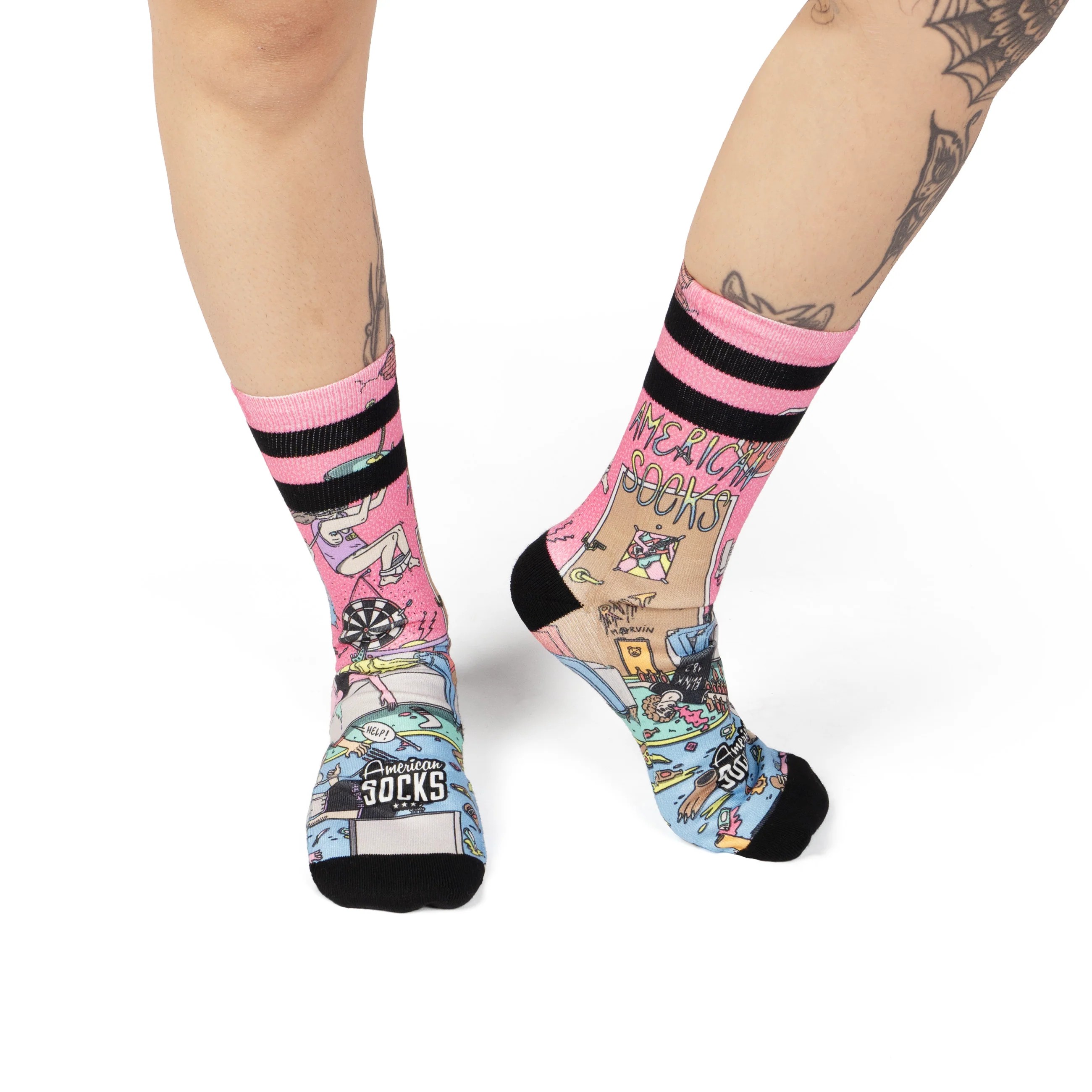 American Socks Amrcn Pie Mid High Sg Çorap
