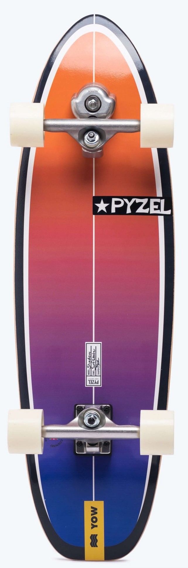 YOW ヤウ　PYZEL Shadow33.5\" YOW x Pyzel Shadow 33.5″ Surfskate – DIVIN'DUCK