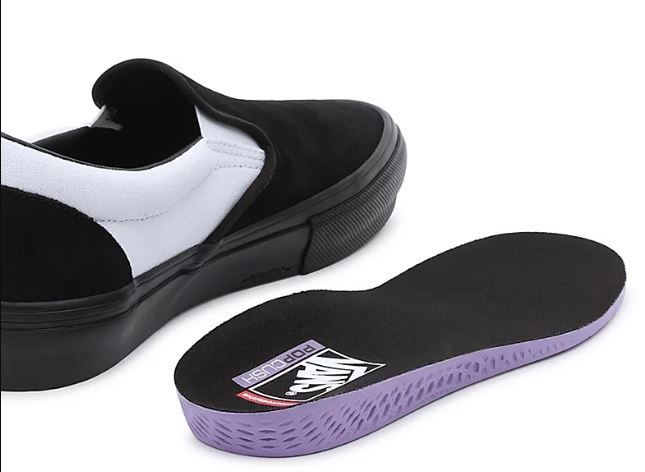 Vans Skate Slip On Blk Blk Wht Ayakkabı