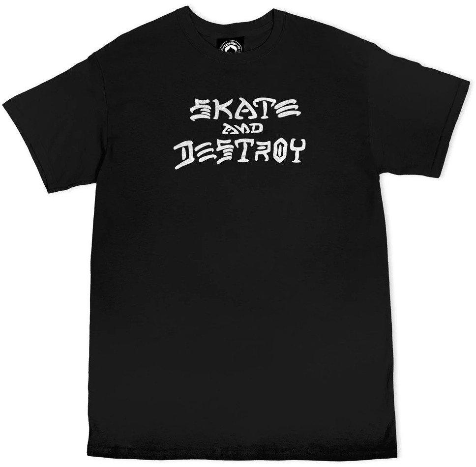 Thrasher Skate And Destroy Black Tişört