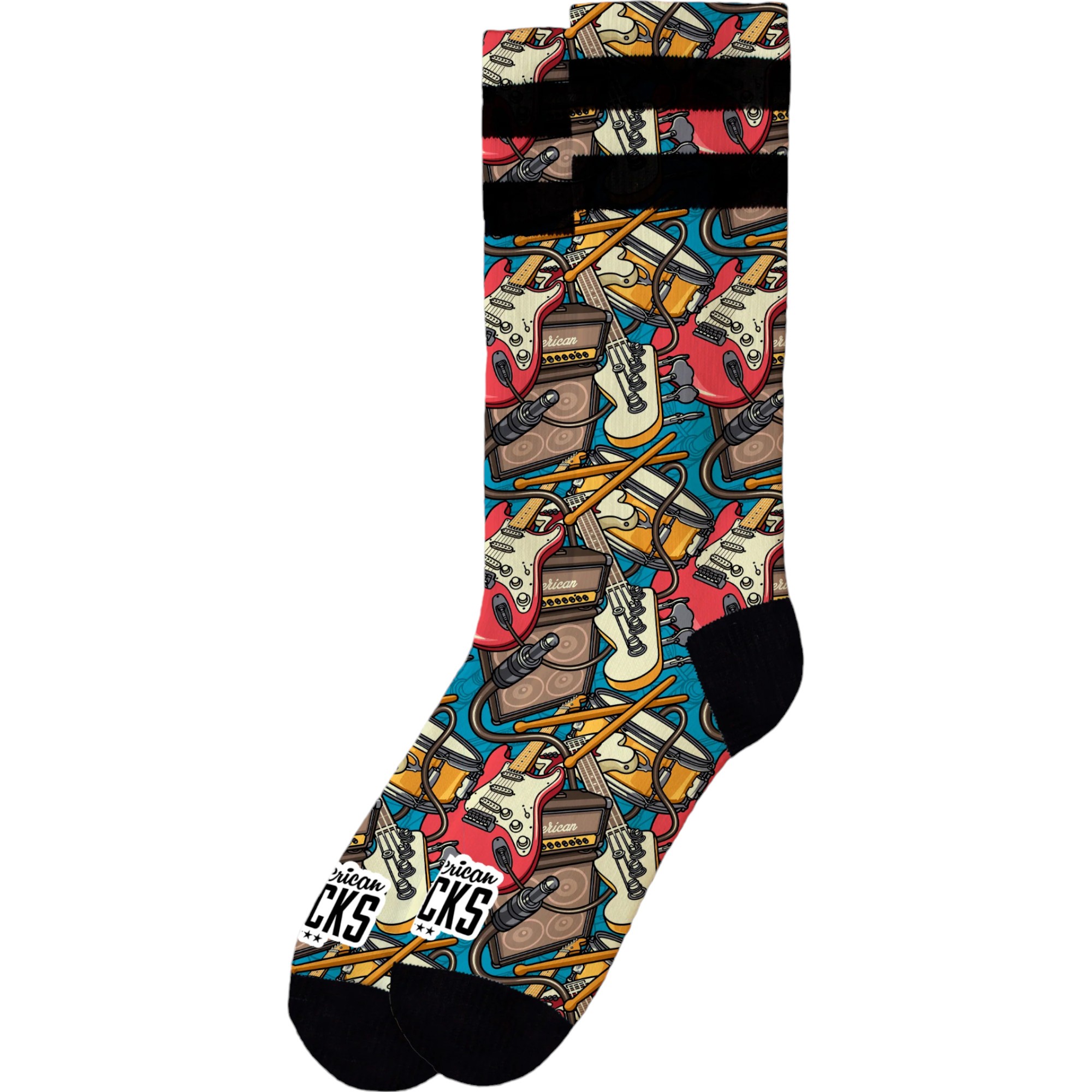 American Socks Rockband Mid High Sg Çorap