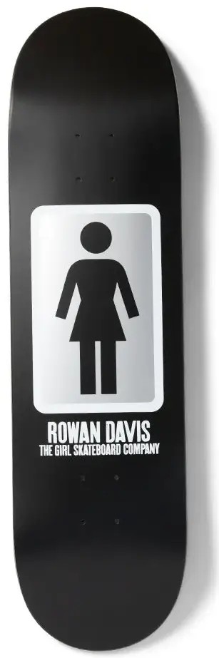 Girl 8,5 Davis Og Black White Kaykay Tahtası