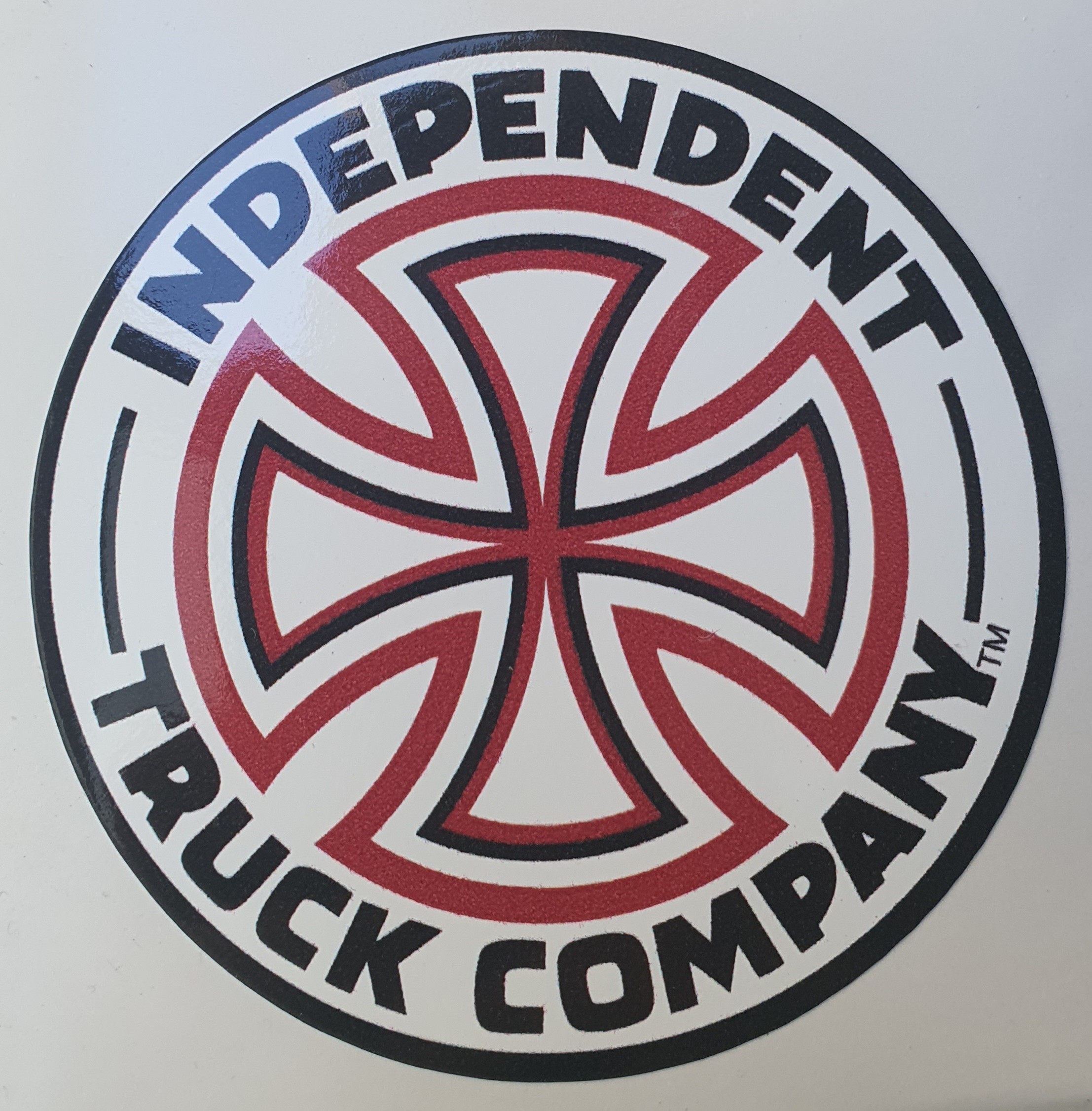 Indy Cross 7cm x 7cm Tek Sticker