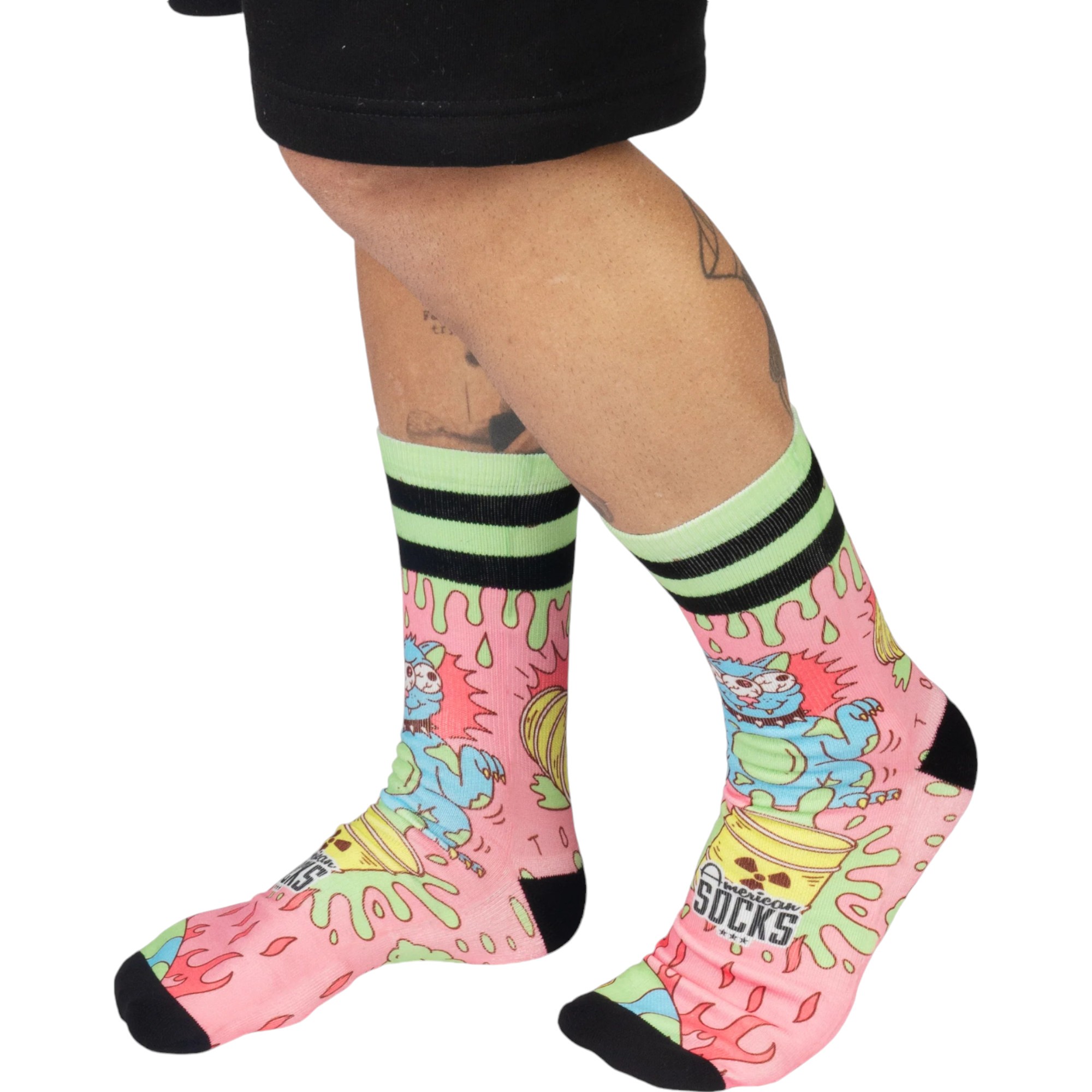 American Socks Radioact Mid High Sg Çorap