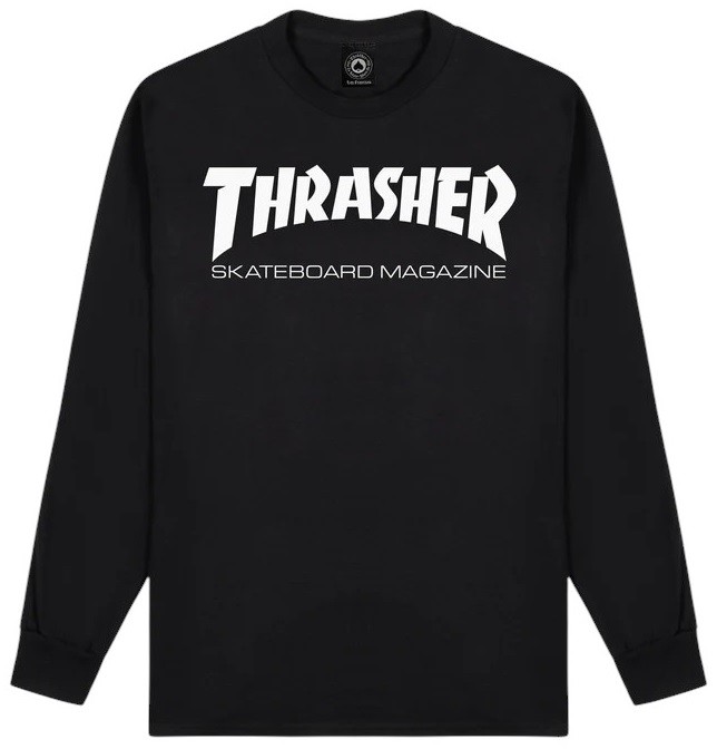 Thrasher Skate Mag Longsleeve Blk Tişört