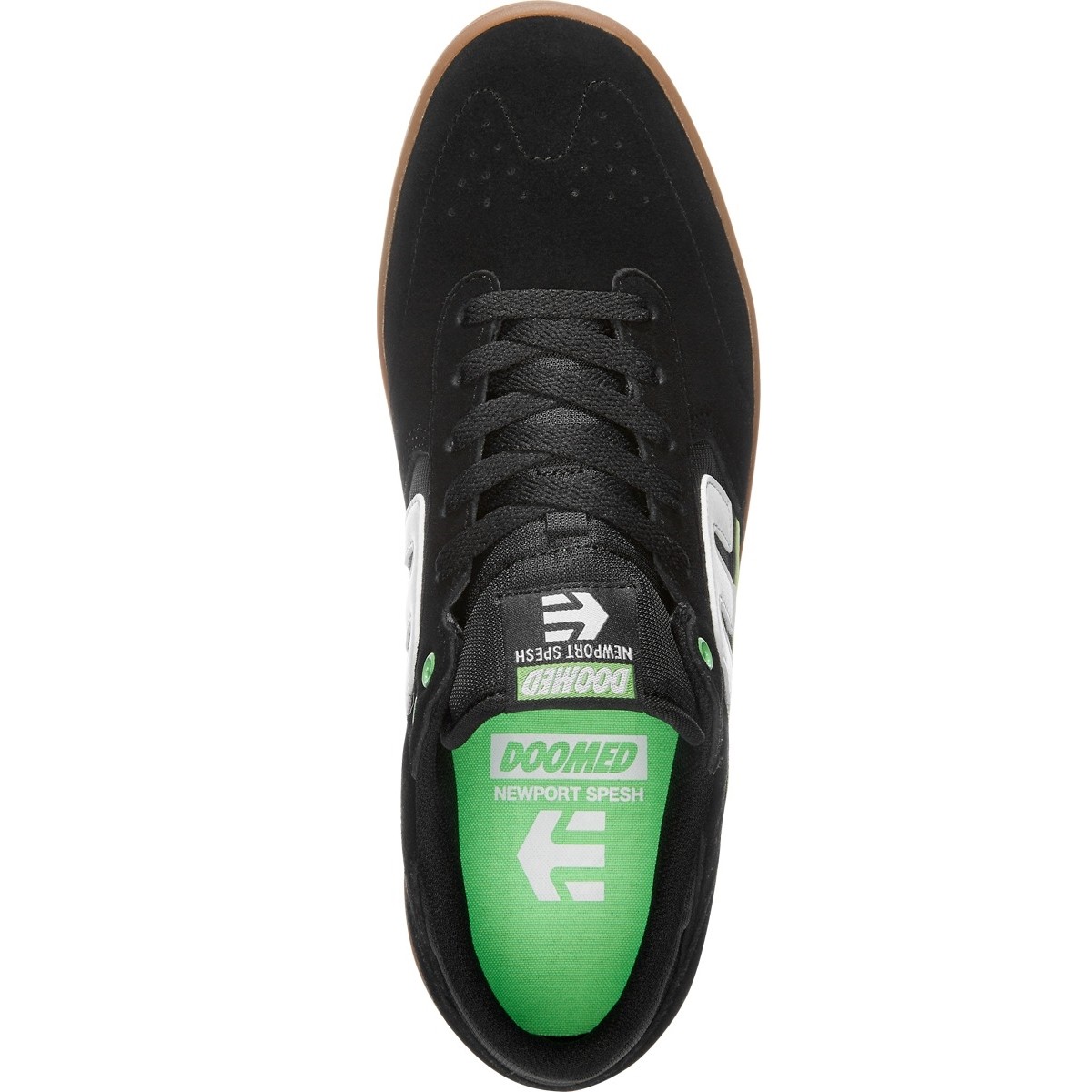 Etnies Windrow Doomed Blk Grn Gum Shoes
