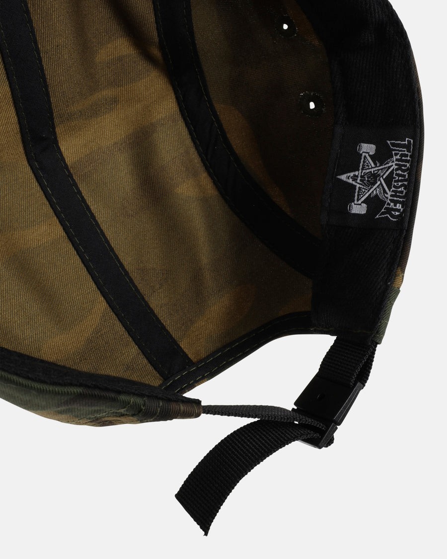 Thrasher 5 Panel Hat Camo Şapka