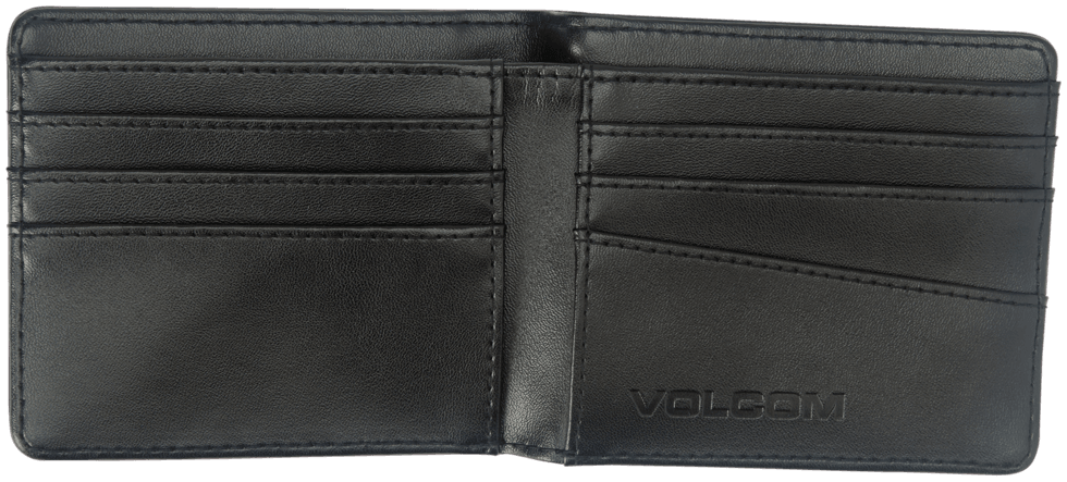 Volcom Single Stone Leather Blk Cüzdan
