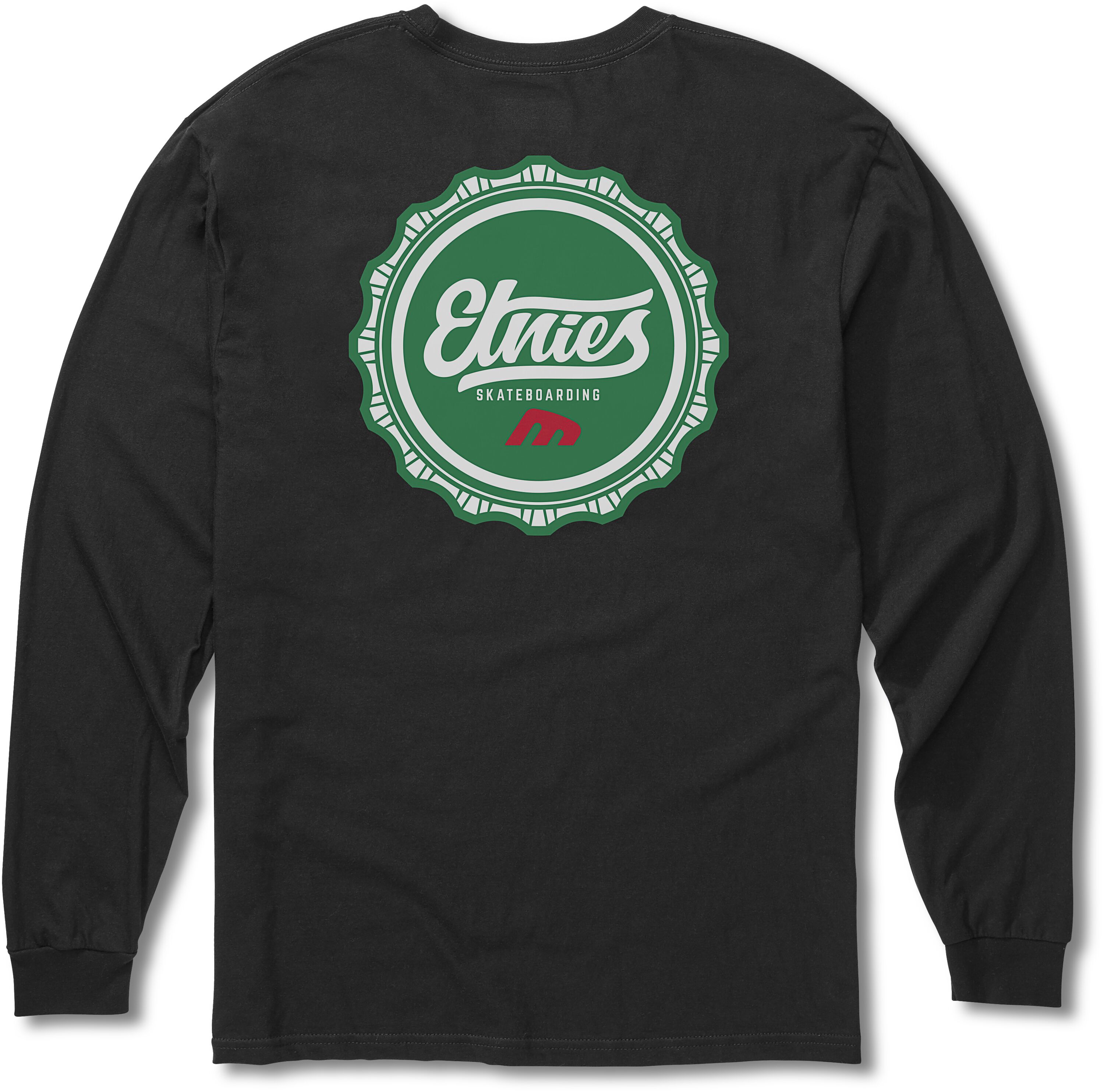 Etnies Bottle Cap Ls Blk Tişört