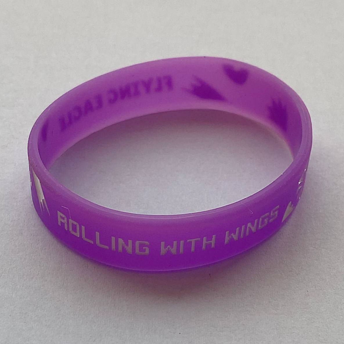 Flying Eagle RubberWristband Purple Lastik Bracelet