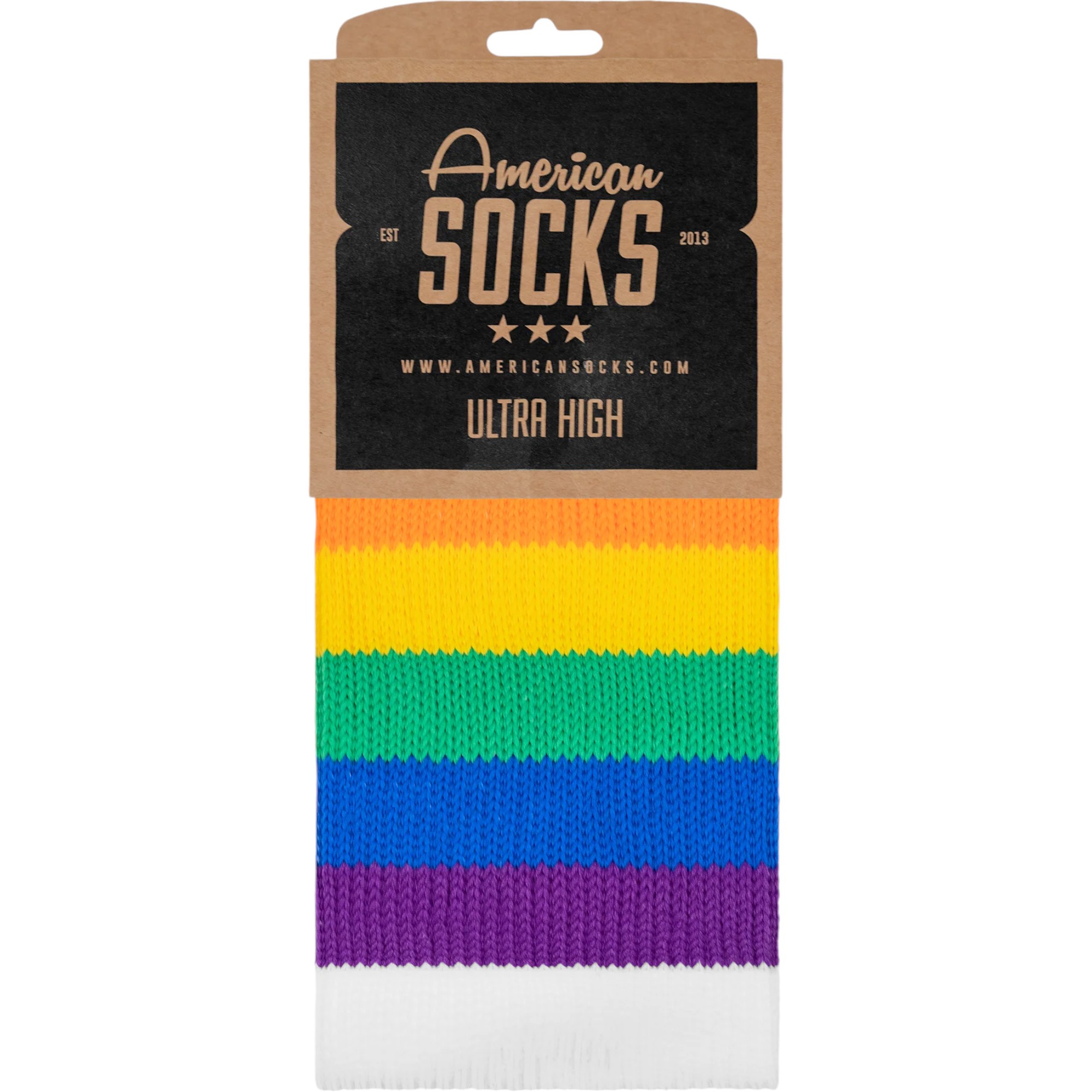 American Socks Rainbow P Ultra High Çorap