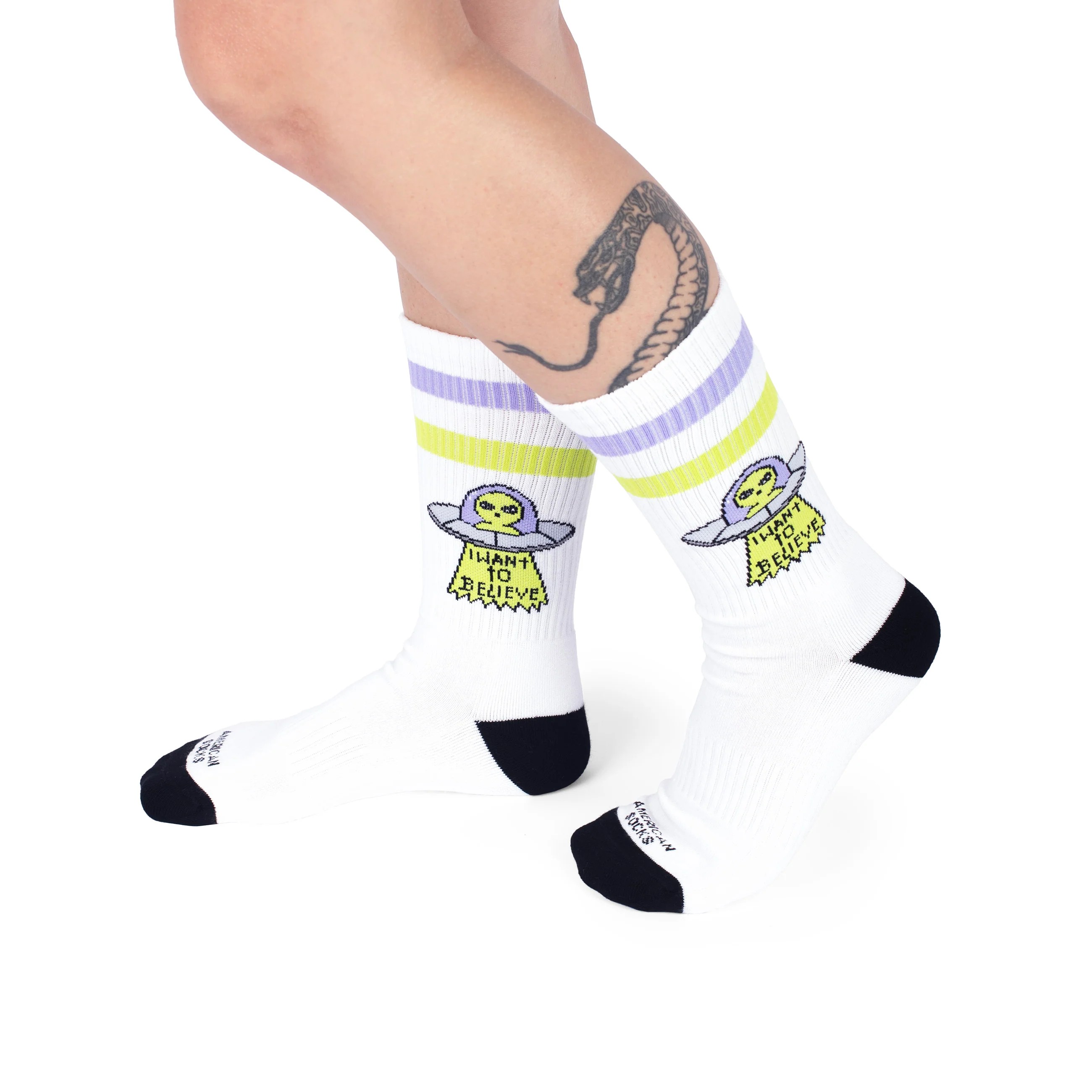 American Socks Believe Mid High Çorap