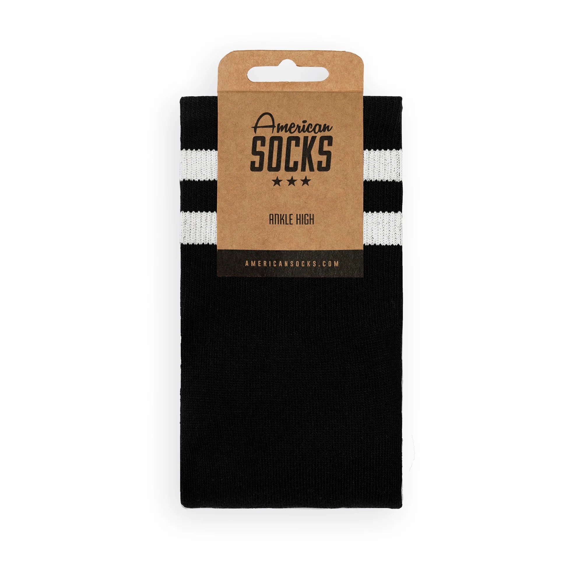 American Socks Back in Blk Ankle High Çorap