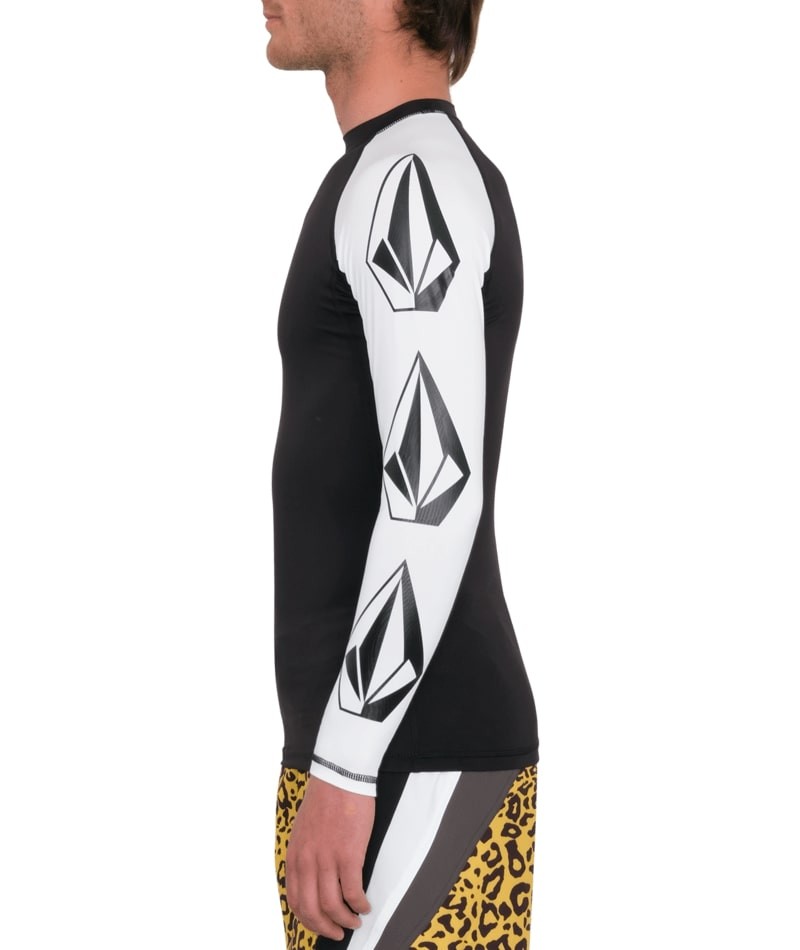 Volcom Surf Vitals J Robins Ls Blk Rashguard