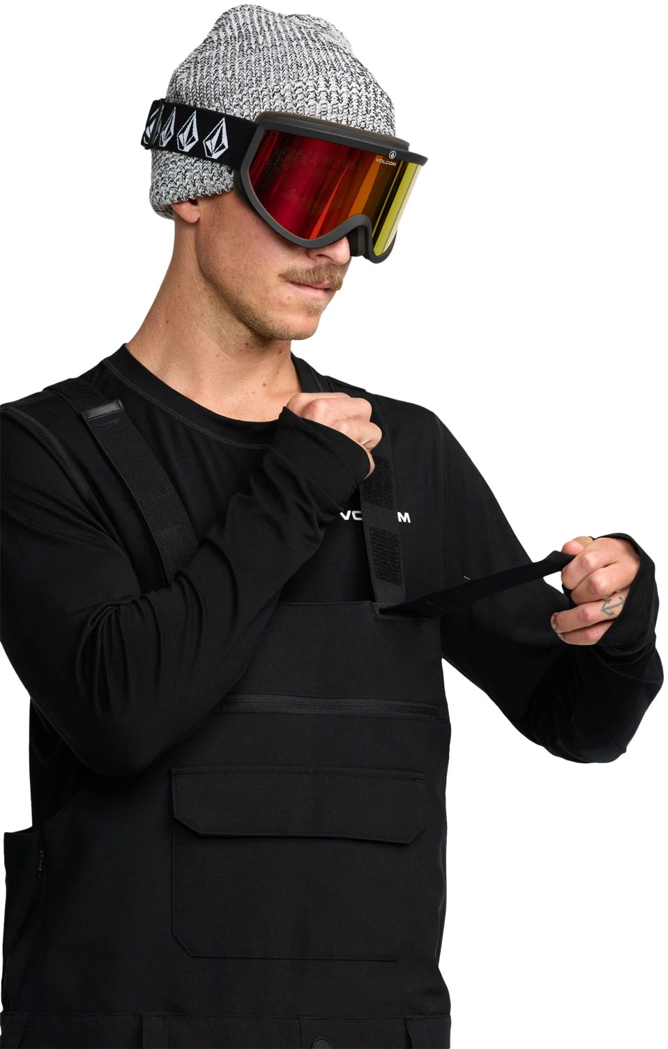 Volcom Roan Bib Blk Erkek Snowboard Pantolon