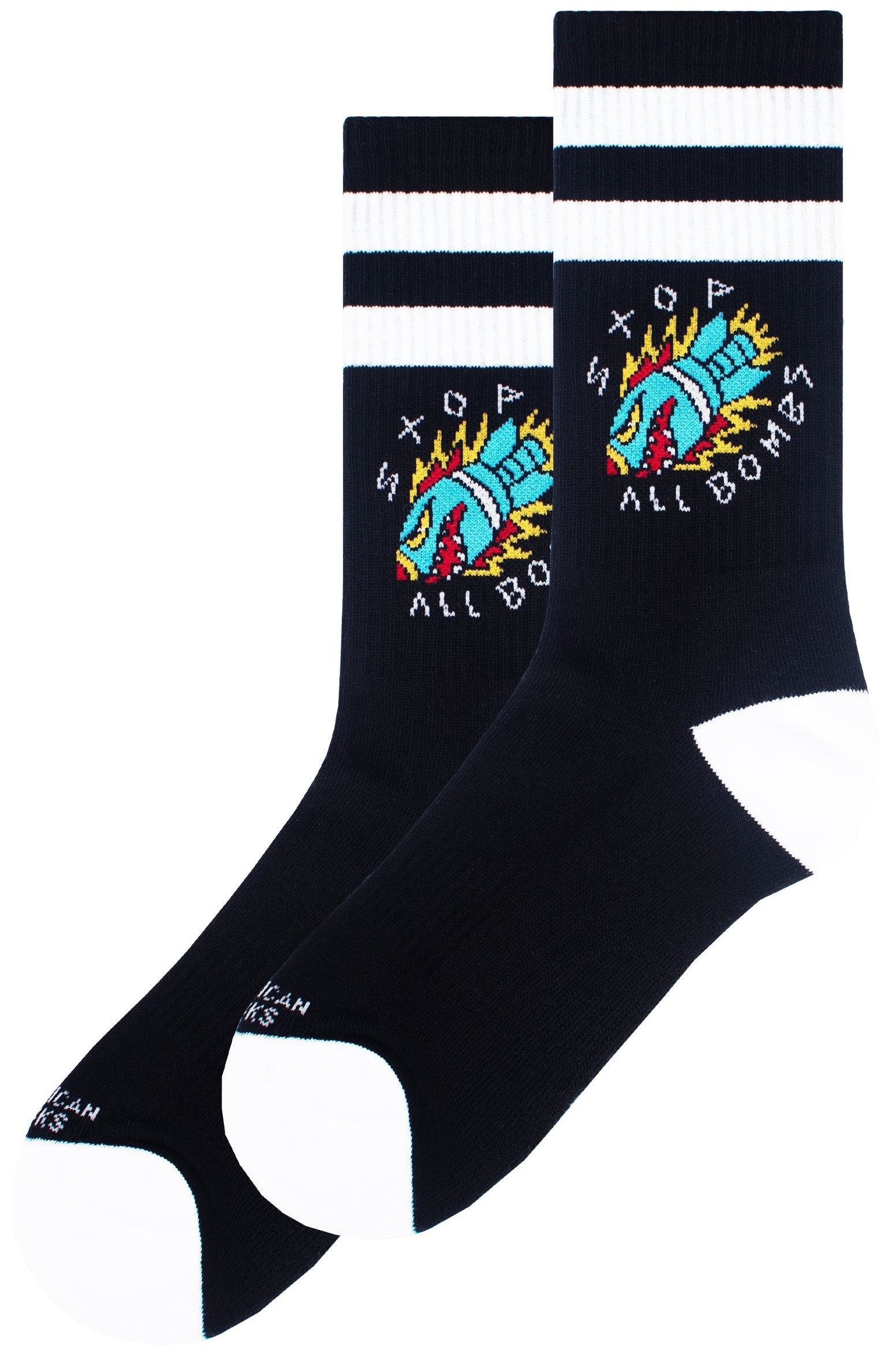 American Socks Stop All Bombs Mid High Çorap