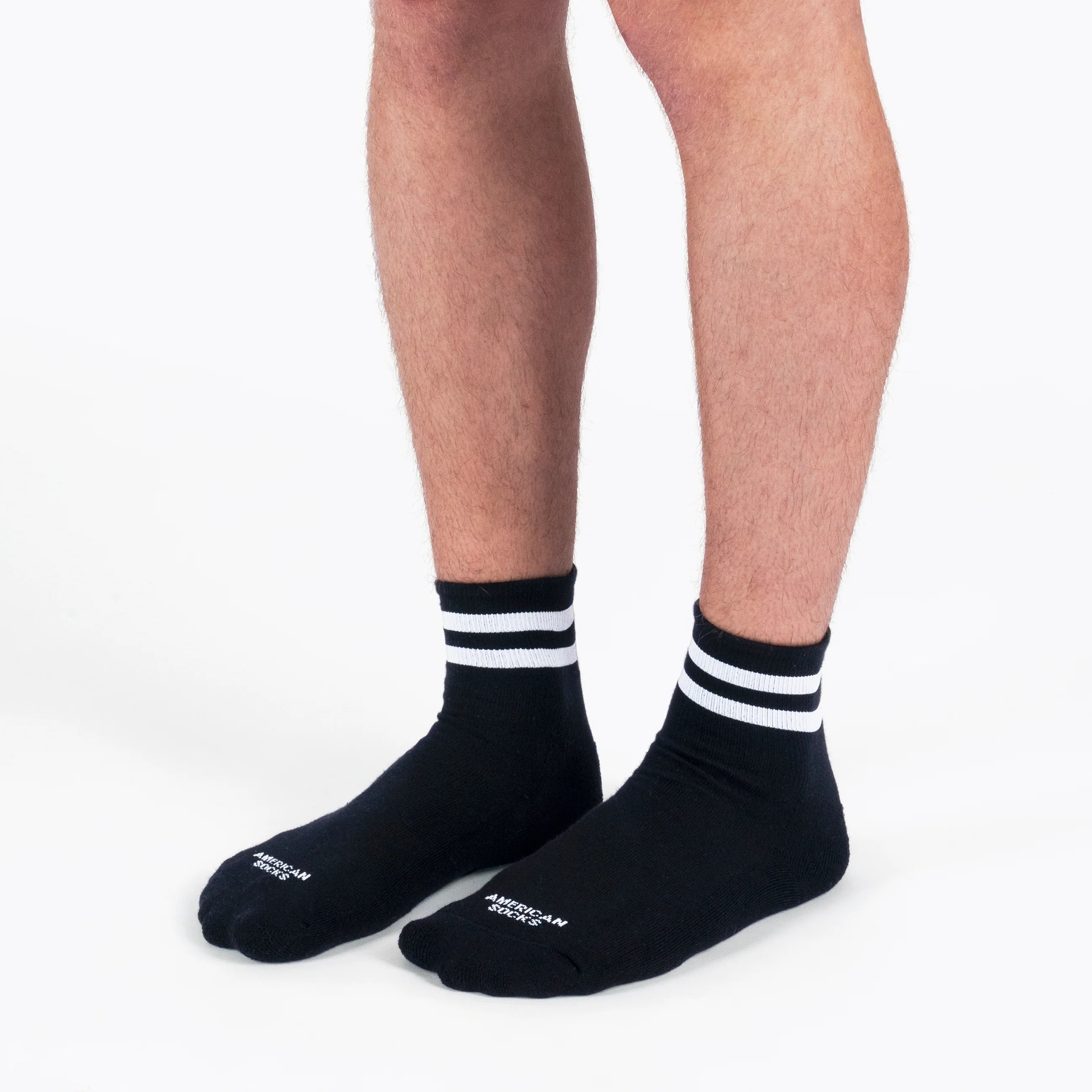 American Socks Back in Blk Ankle High Çorap