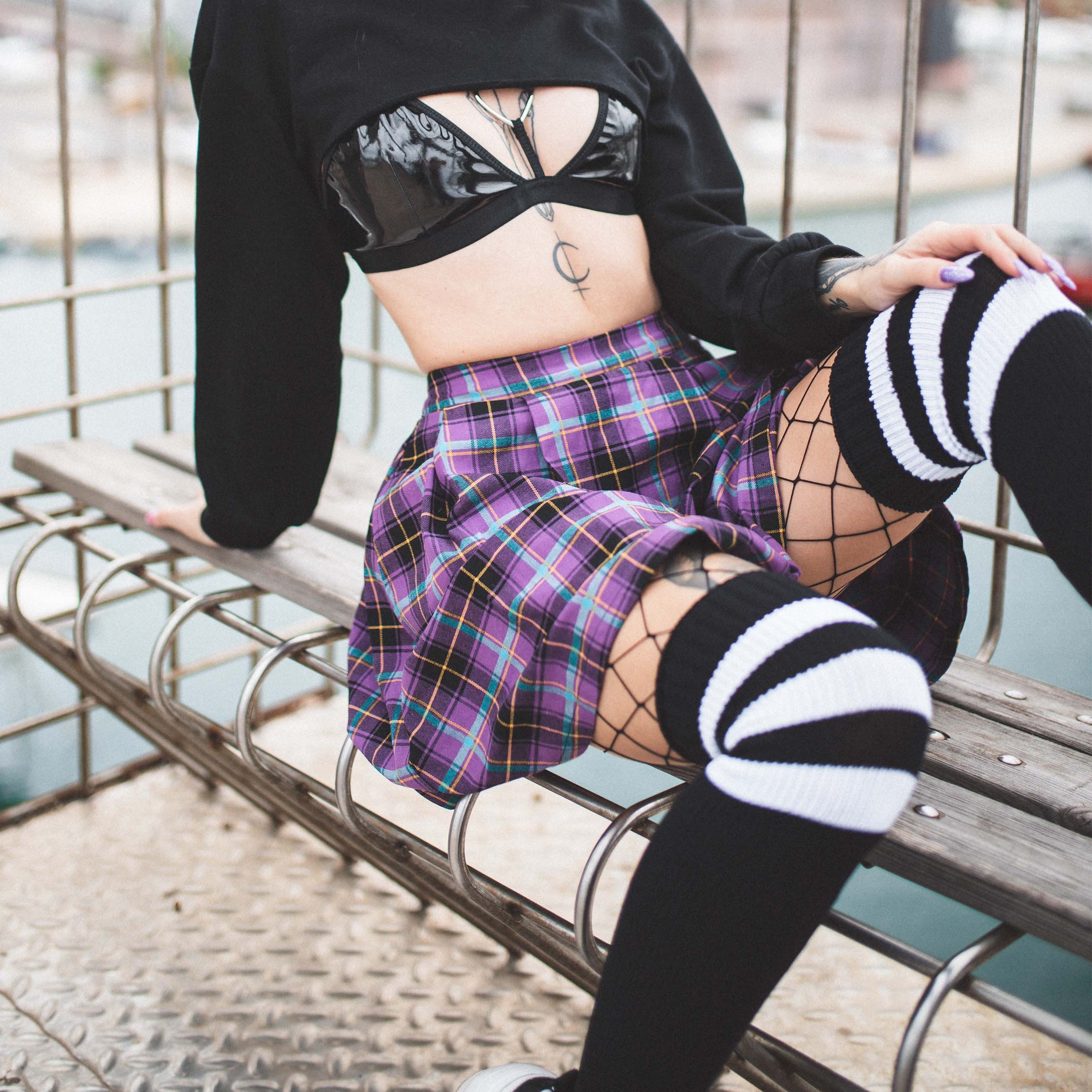American Socks Back In Blk Ultra High Çorap