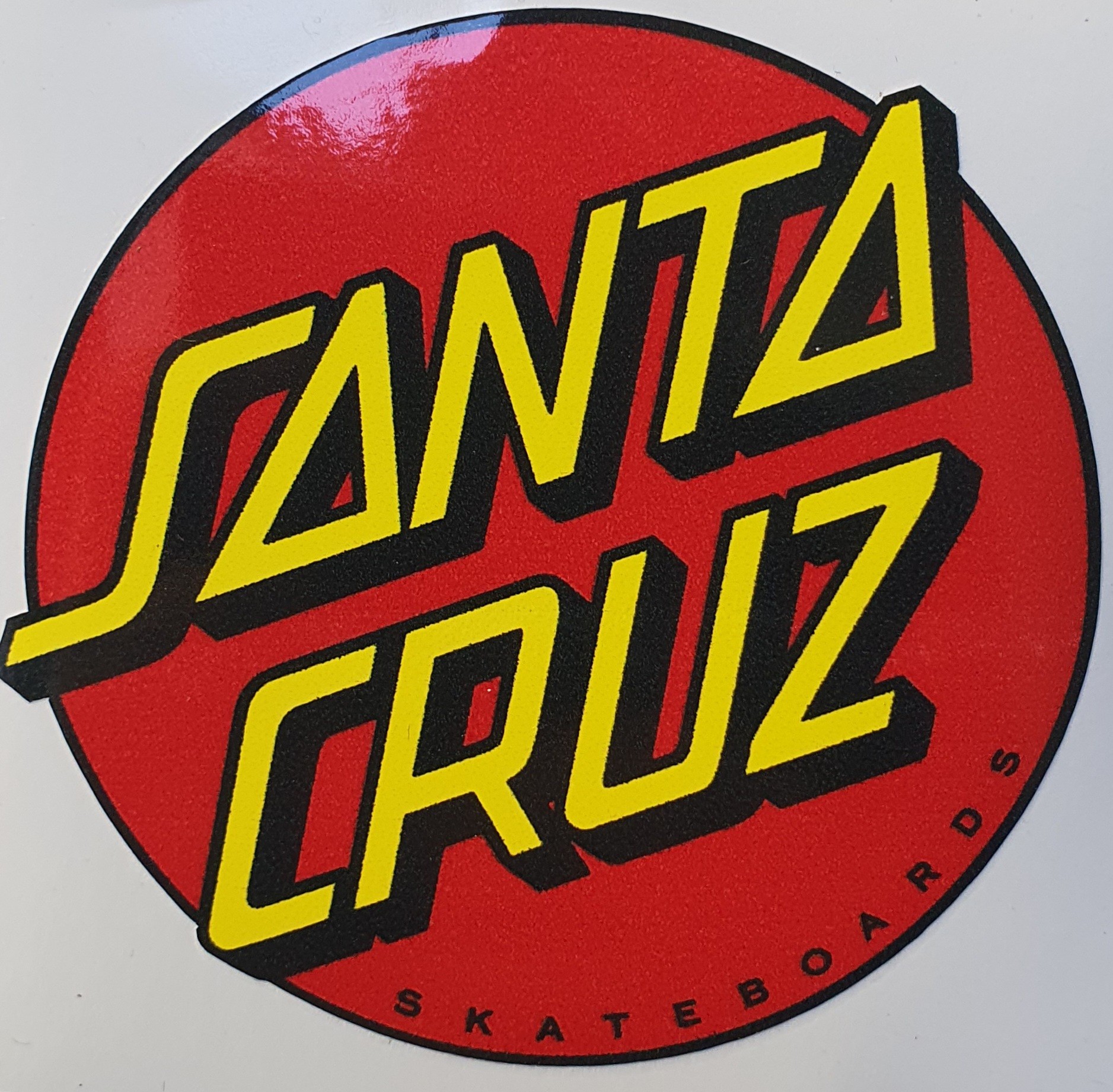 Santa Cruz Classic Dot 7cm x 7cm Tek Sticker