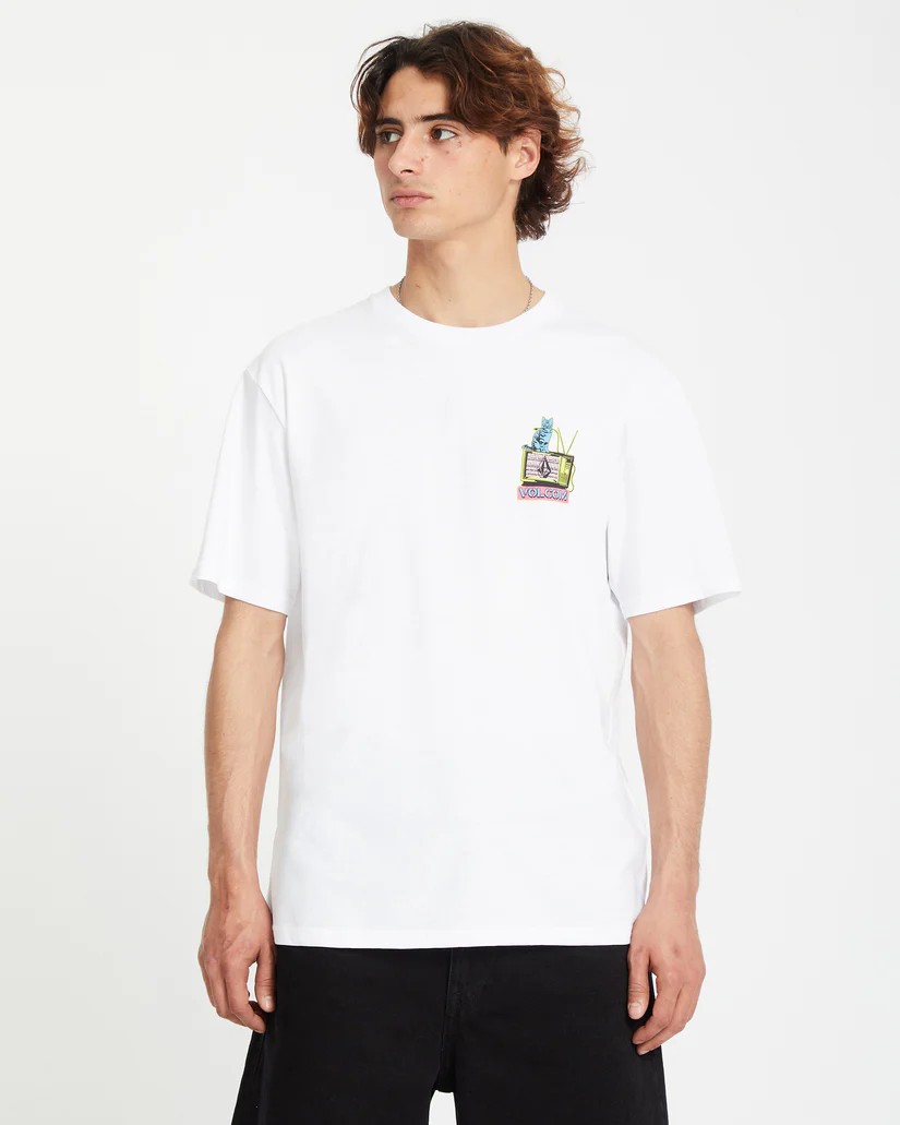 Volcom Catv Bsc Sst Wht Tişört