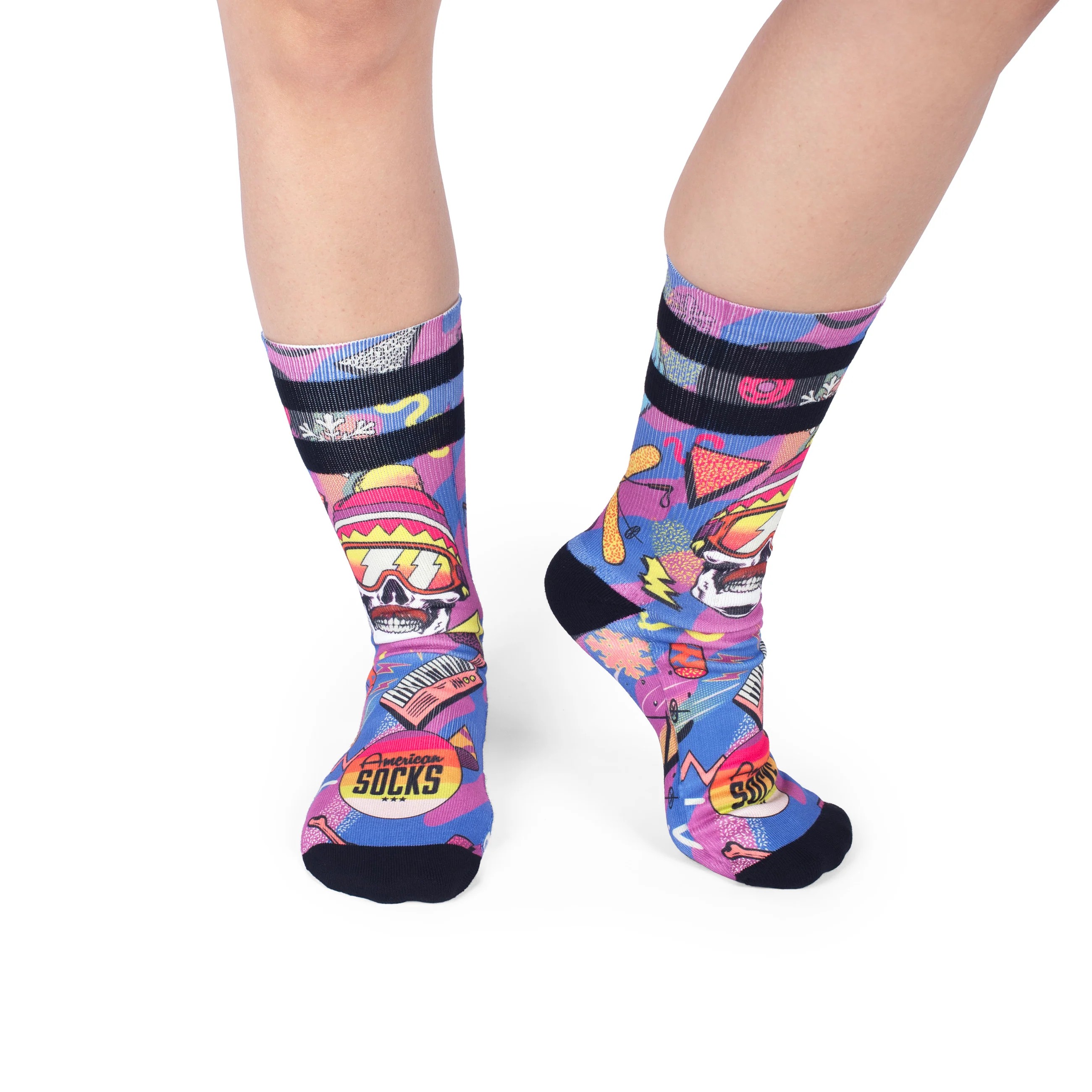 American Socks Retro Blizz Mid High Sg Çorap