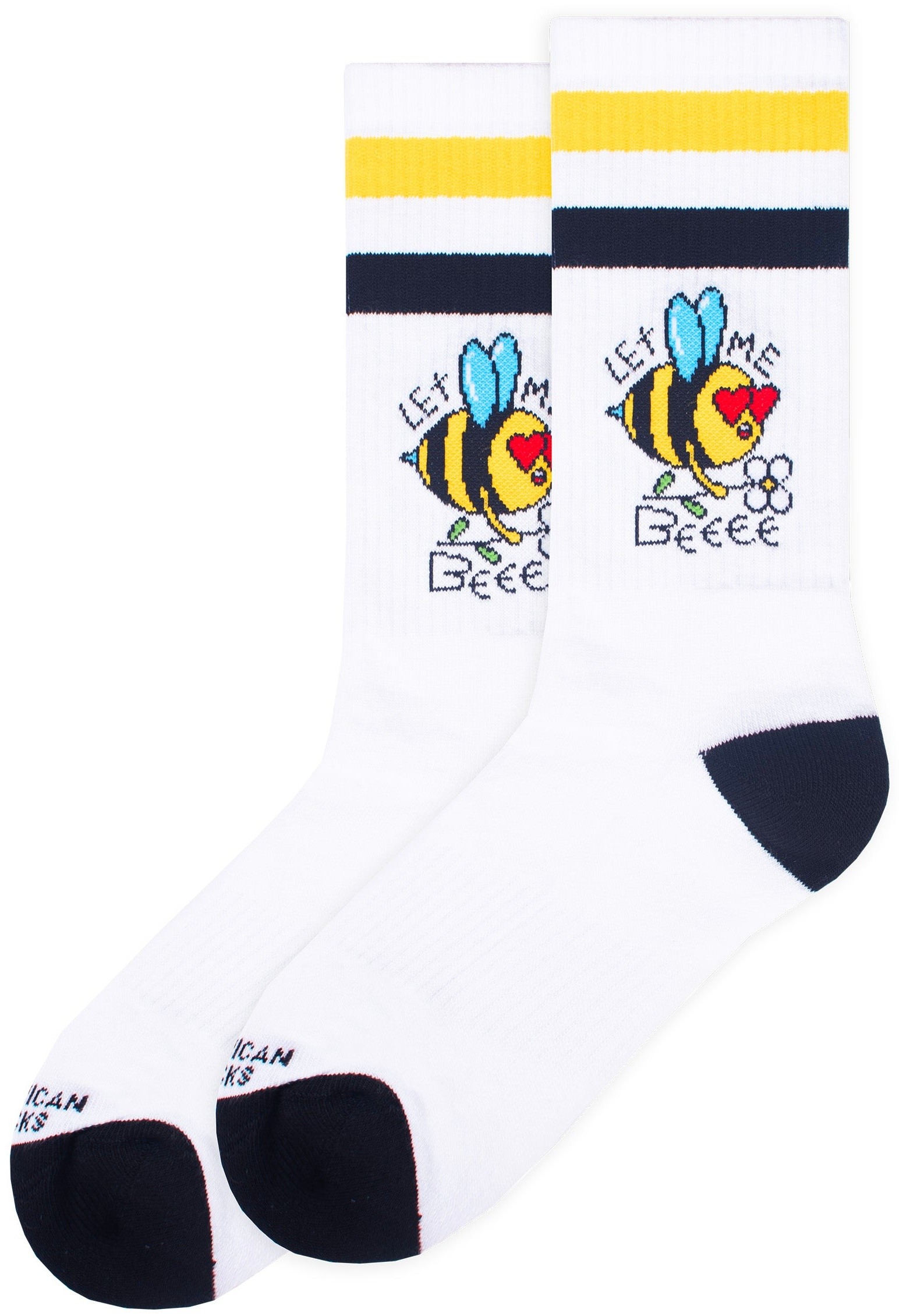 American Socks Let me Bee Mid High Çorap