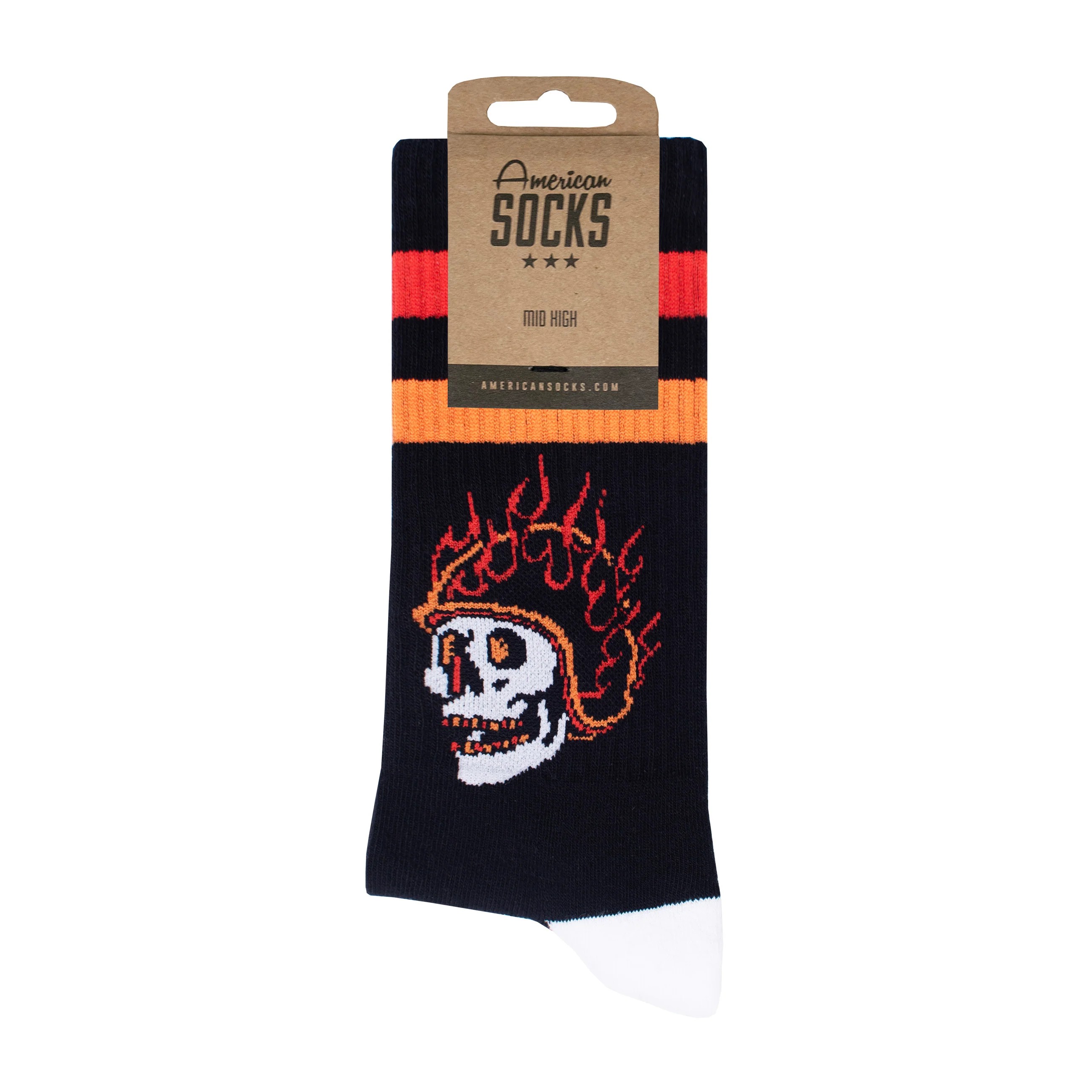 American Socks Piston Rebels Mid High Çorap