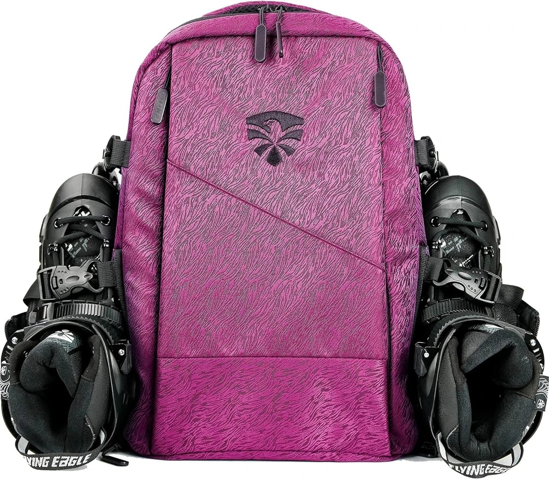 Flying Eagle Movement Dark Pink Backpack