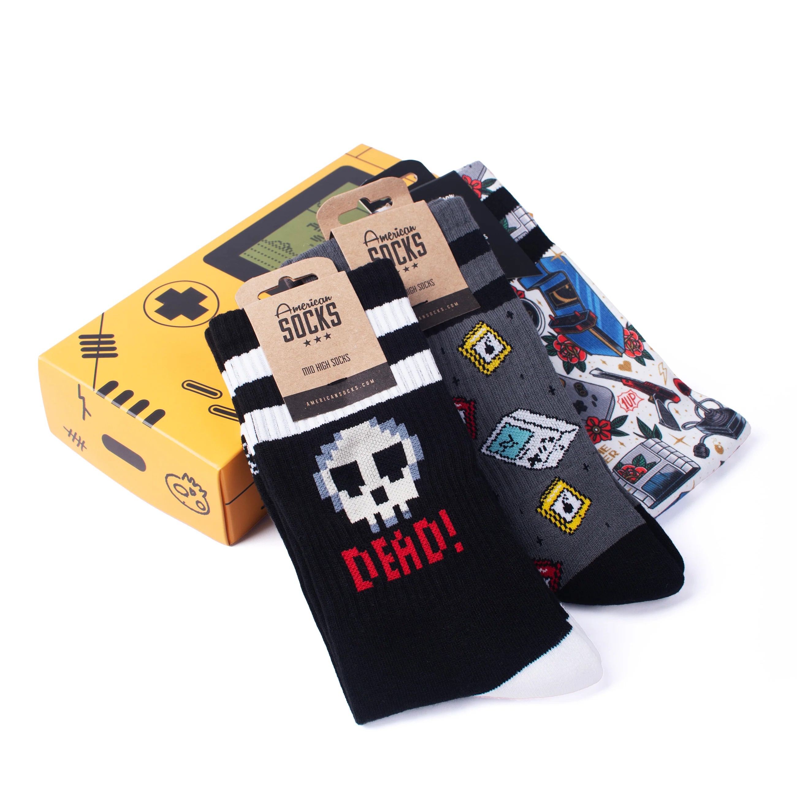 American Socks Gmr Hediyelik 3'lü Çorap Seti