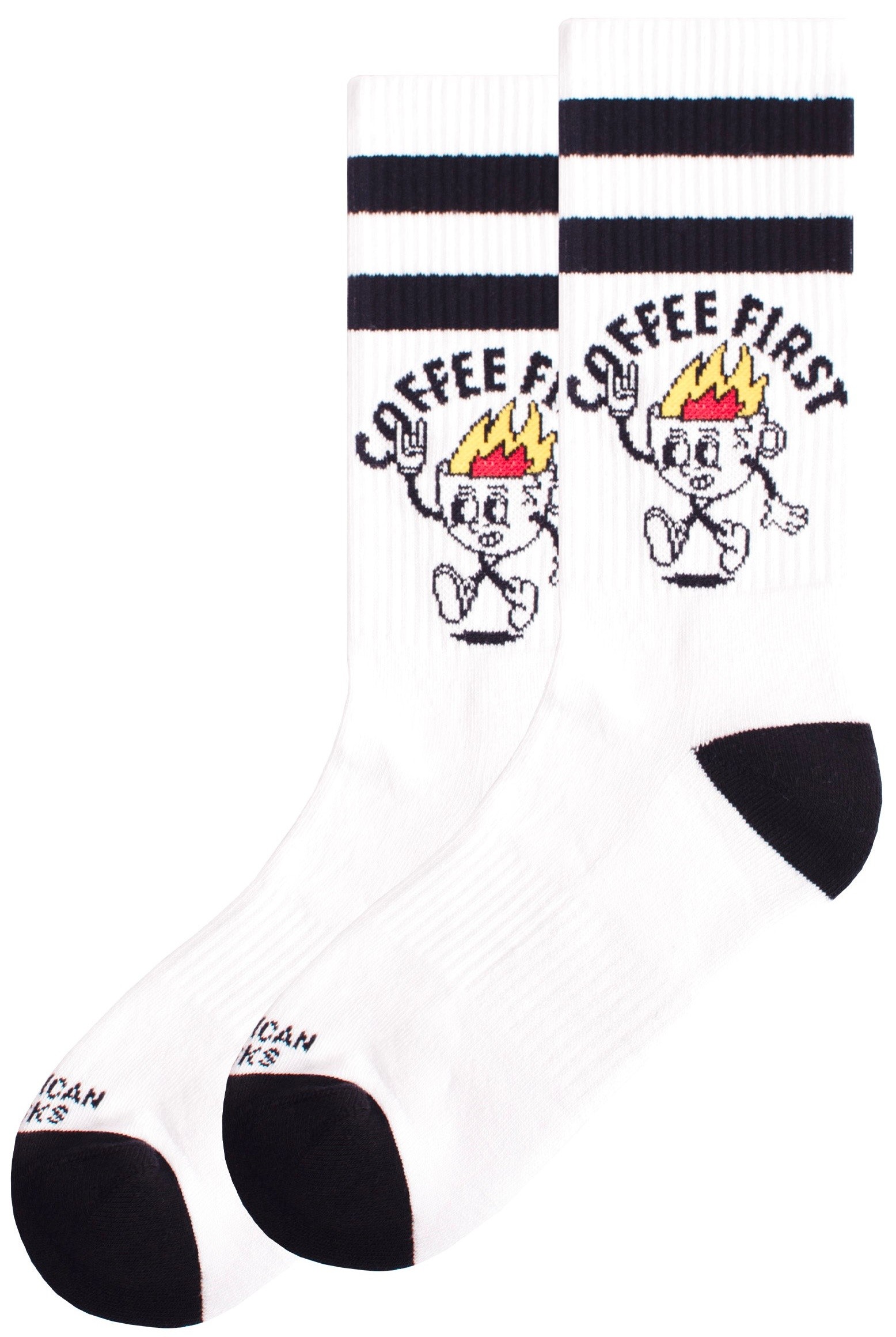 American Socks Coffee First Mid High Çorap