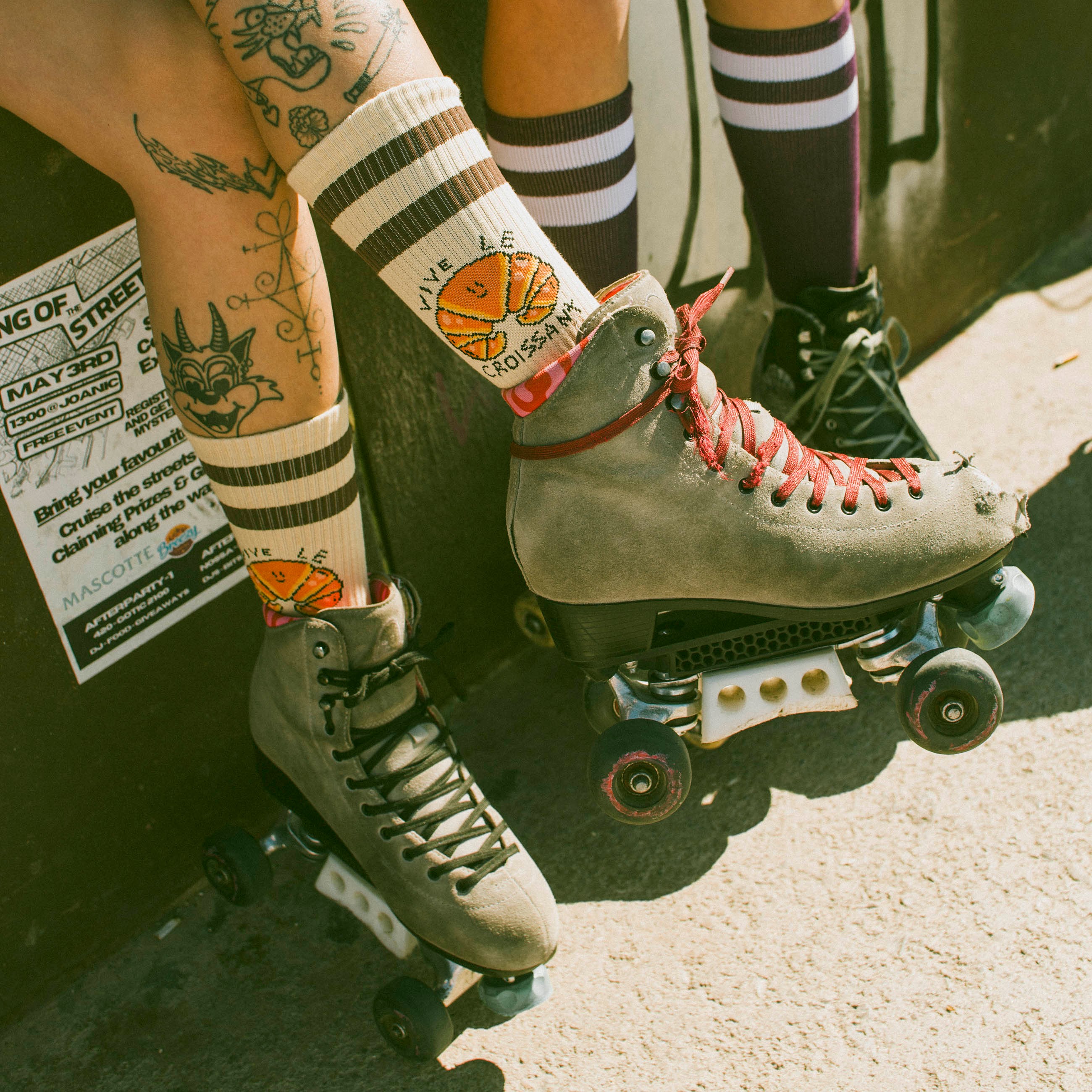 American Socks Vive le Croiss Mid High Çorap