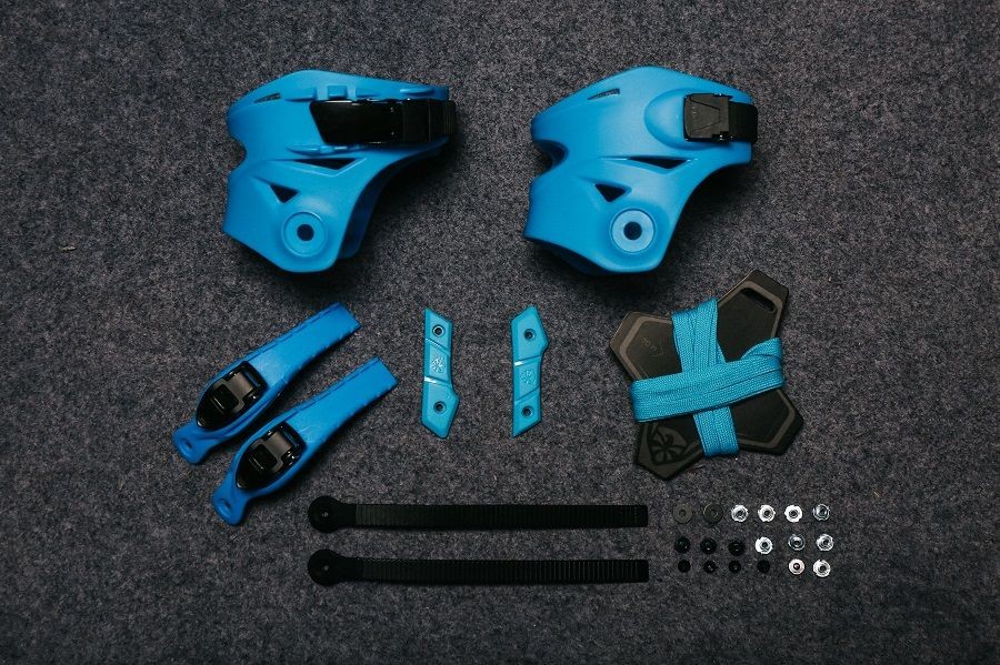 Flying Eagle Blue Inline Skate Custom Kit