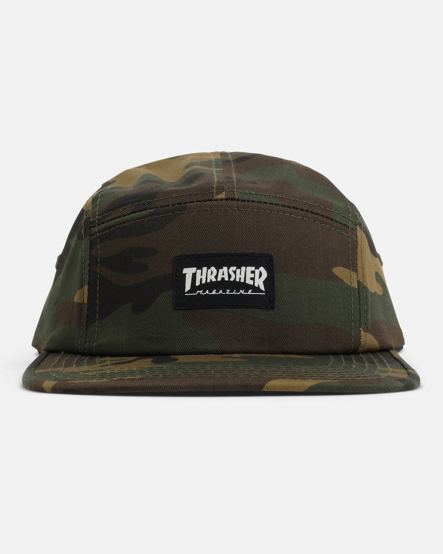 Thrasher 5 Panel Hat Camo Şapka