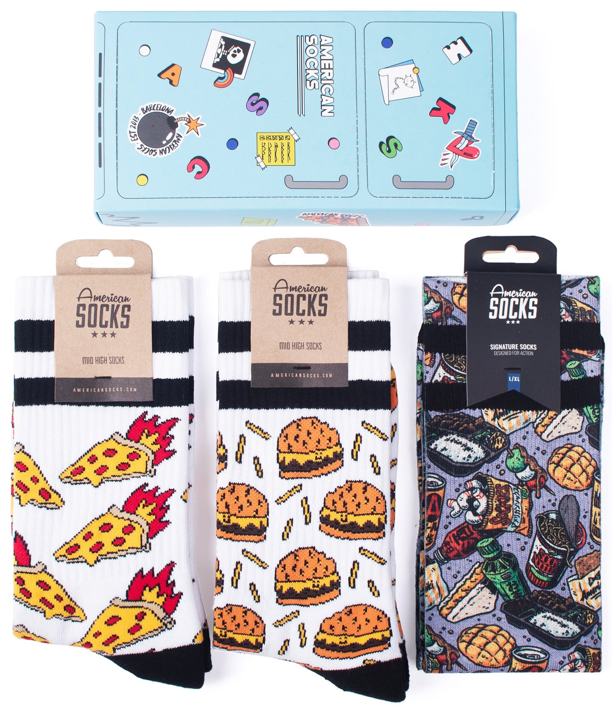 American Socks Frost Hediyelik 3'lü Çorap Seti