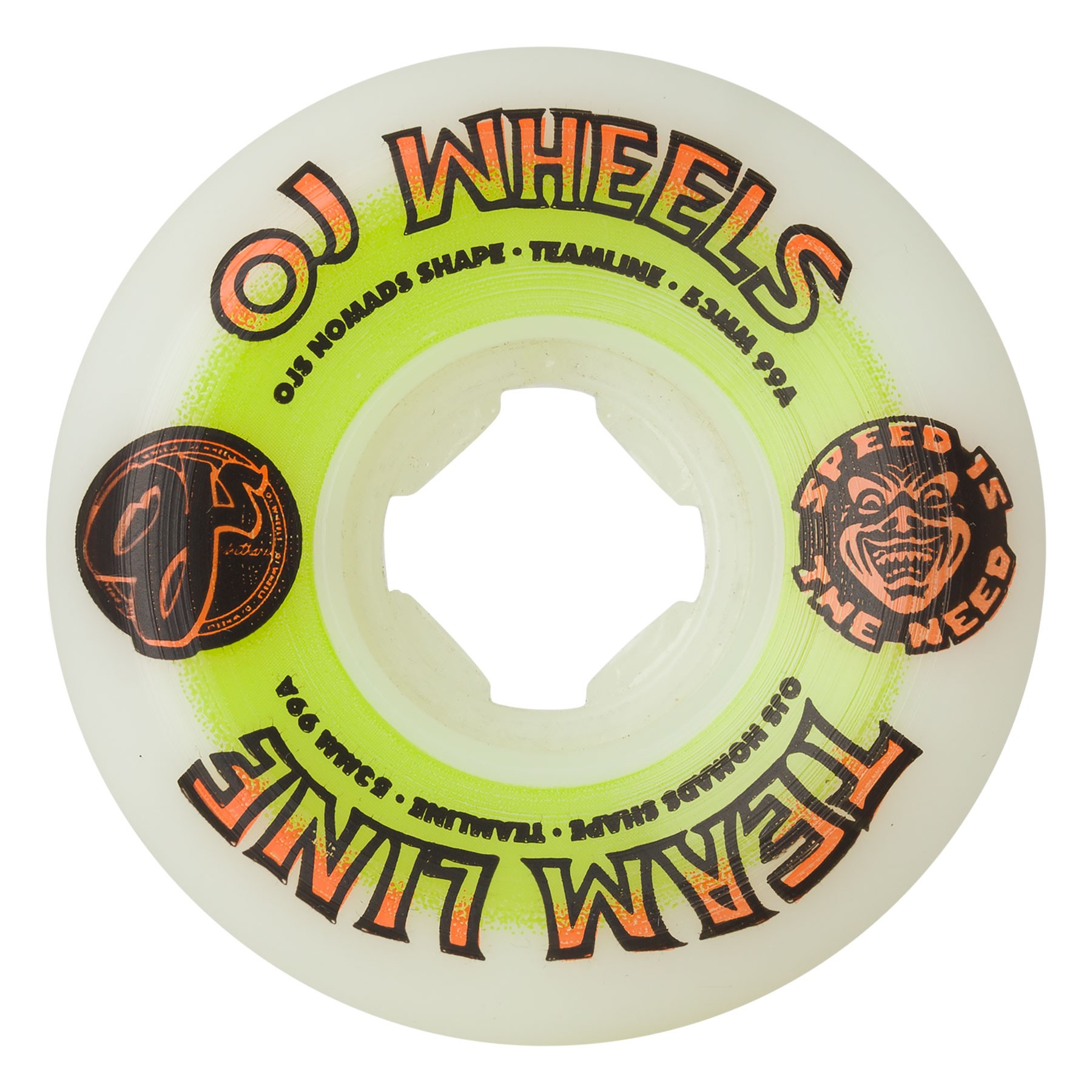 OJ 53mm Teamline Wgon 99a Kaykay Tekerleği